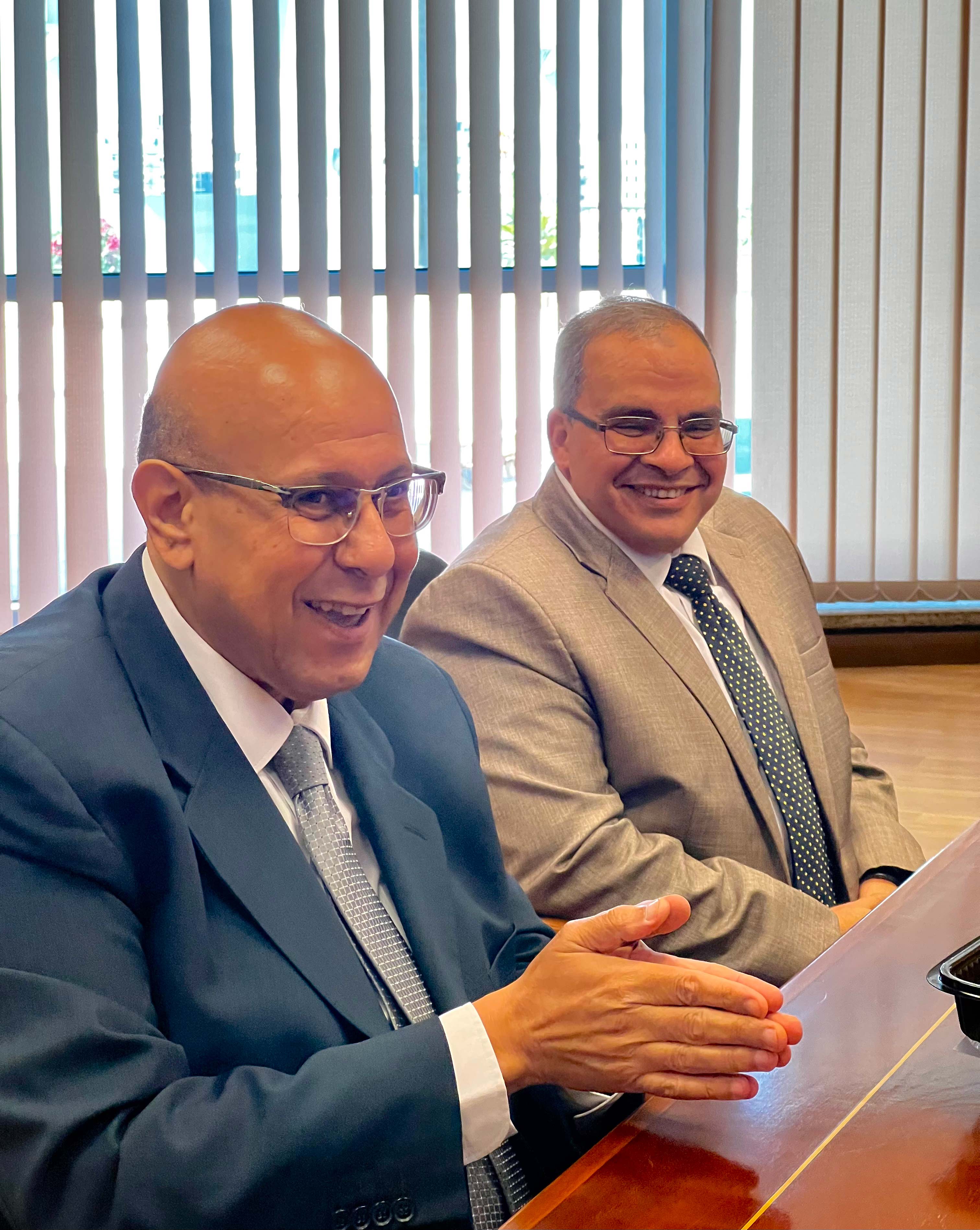 Dr. Wael and Dr. Radwan