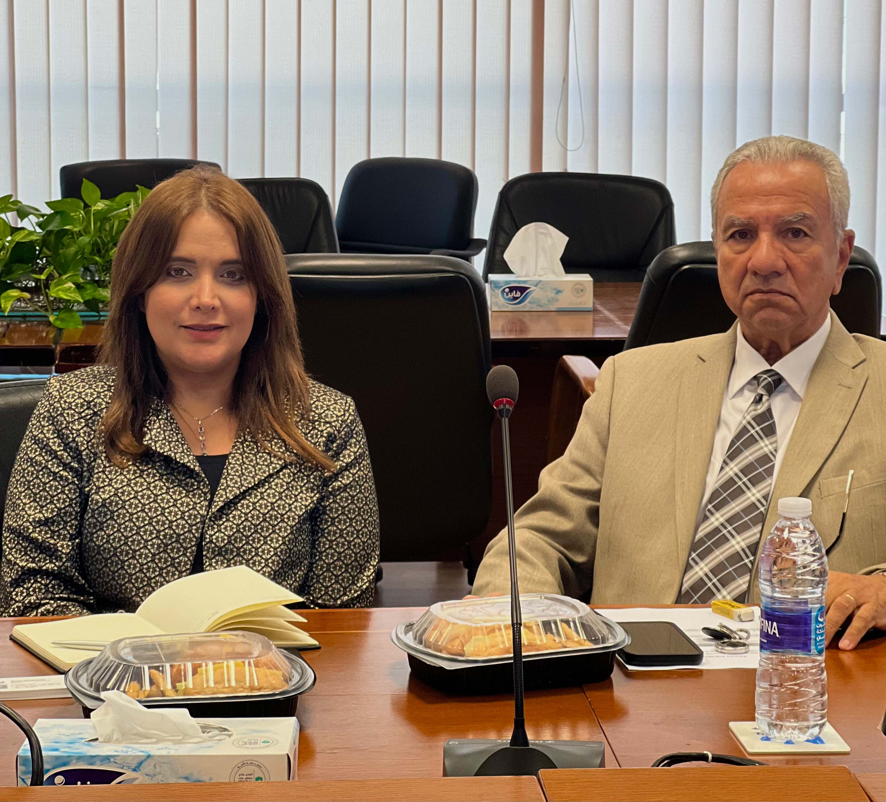 Dr. Essam and Mrs. Amina.