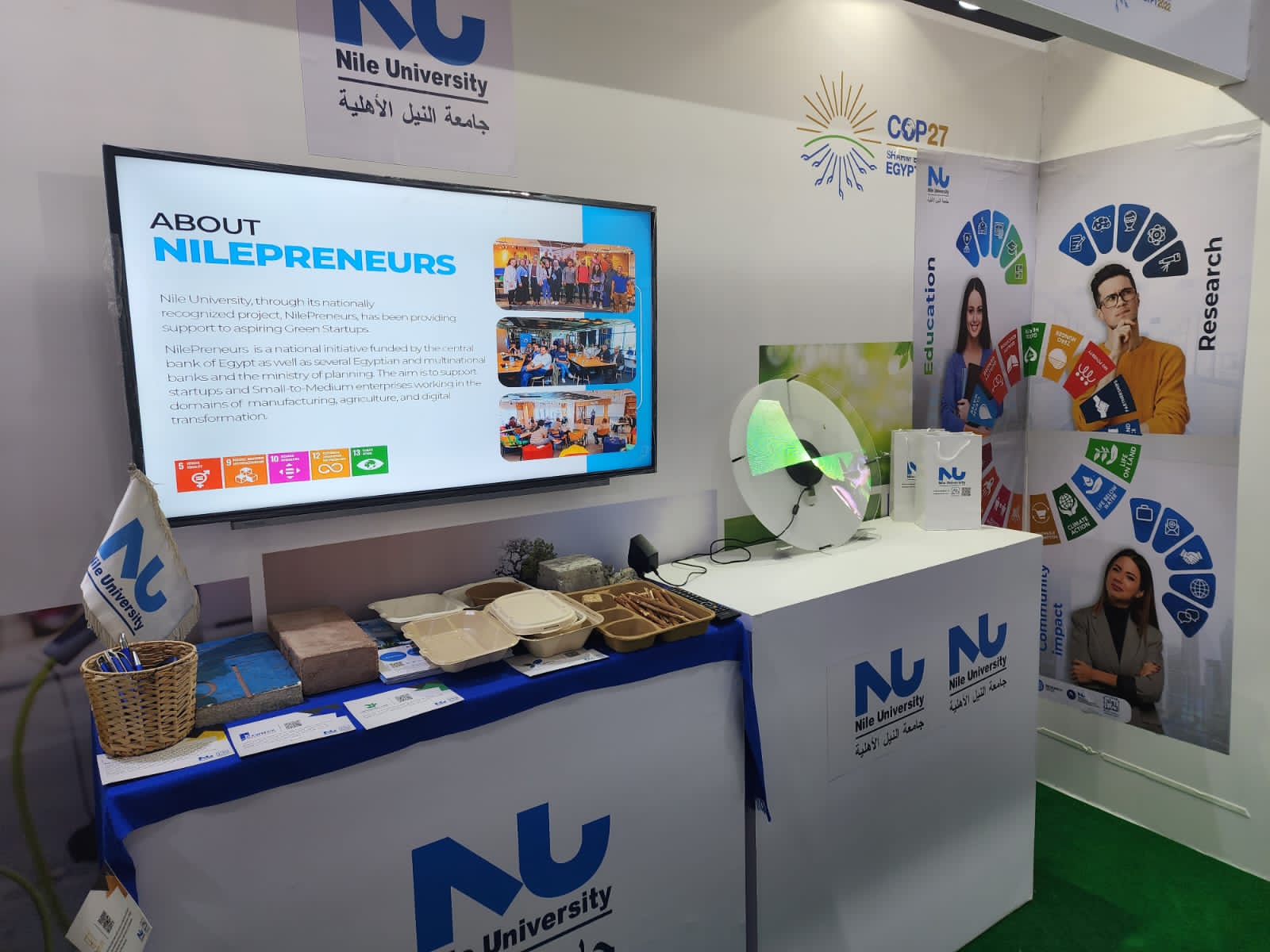 NU Booth COP27