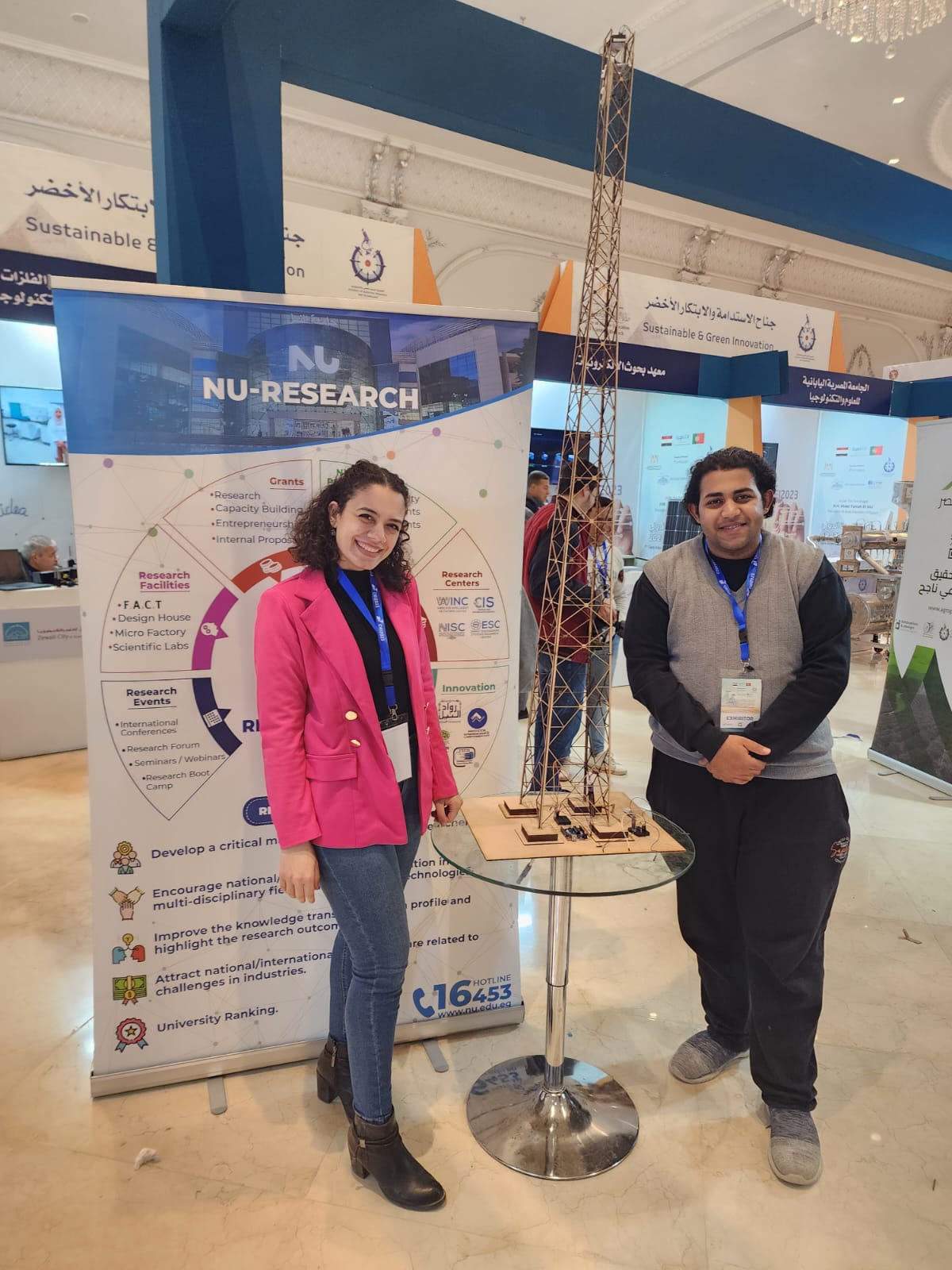 Nile University in Cairo innovates Exhibition 2023
