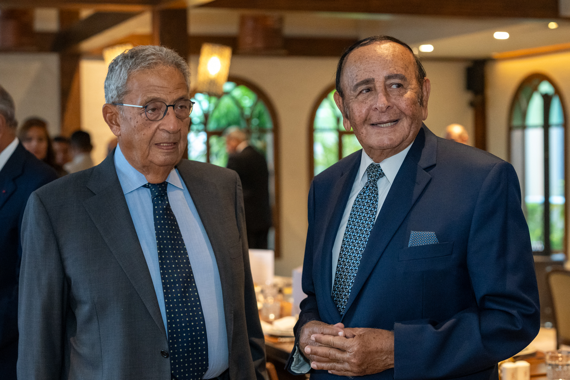 Amr Moussa and Mohy El Din 