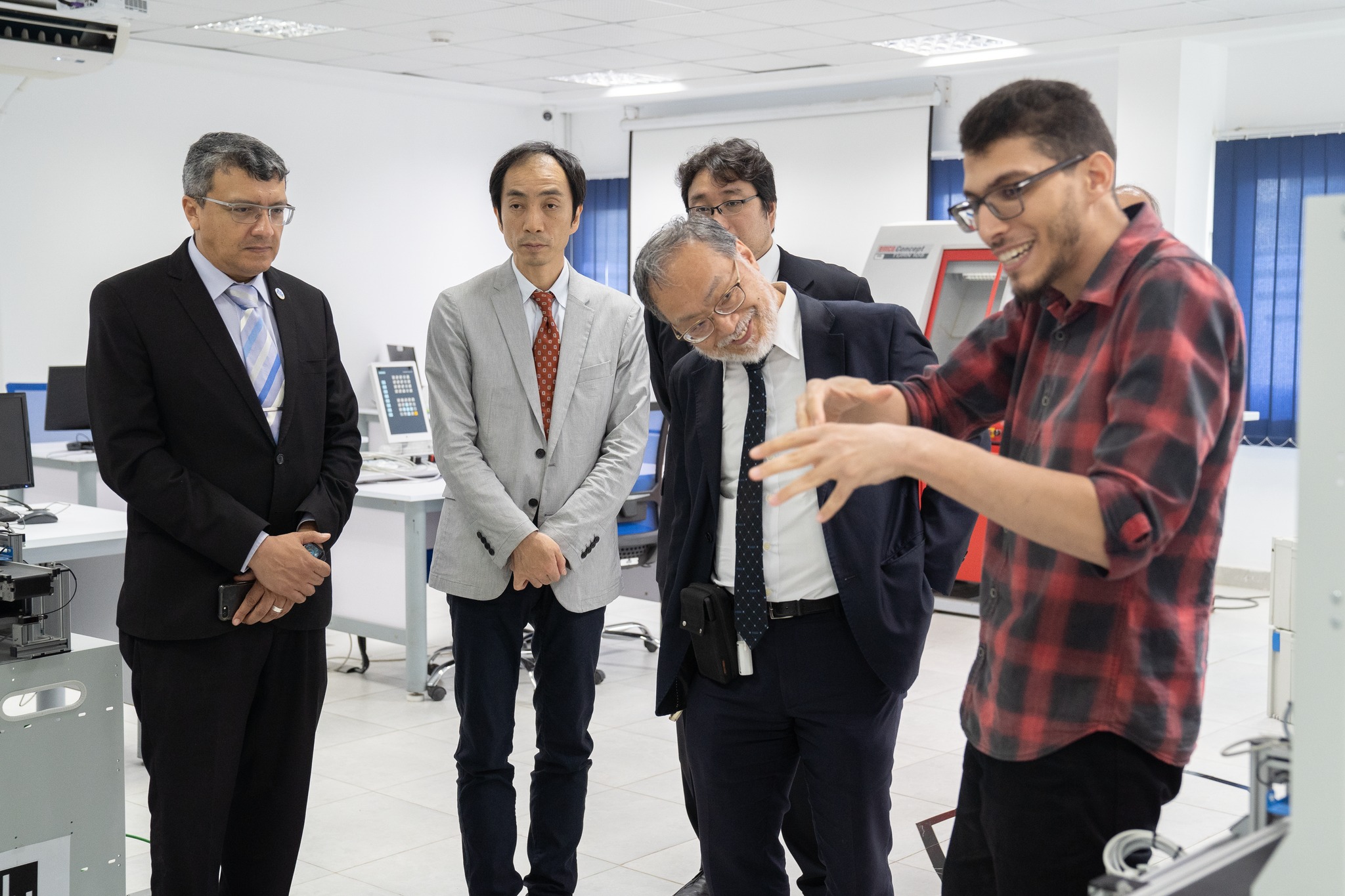 Visit from Egypt-Japan University for Science and Technology (E-JUST) to Nile University