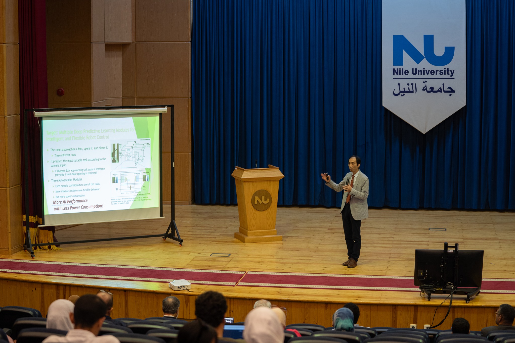 Visit from Egypt-Japan University for Science and Technology (E-JUST) to Nile University