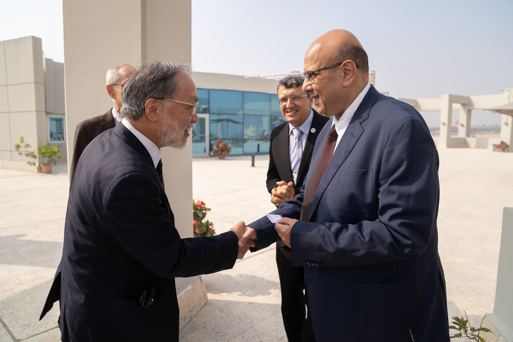 Visit from Egypt-Japan University for Science and Technology (E-JUST) to Nile University