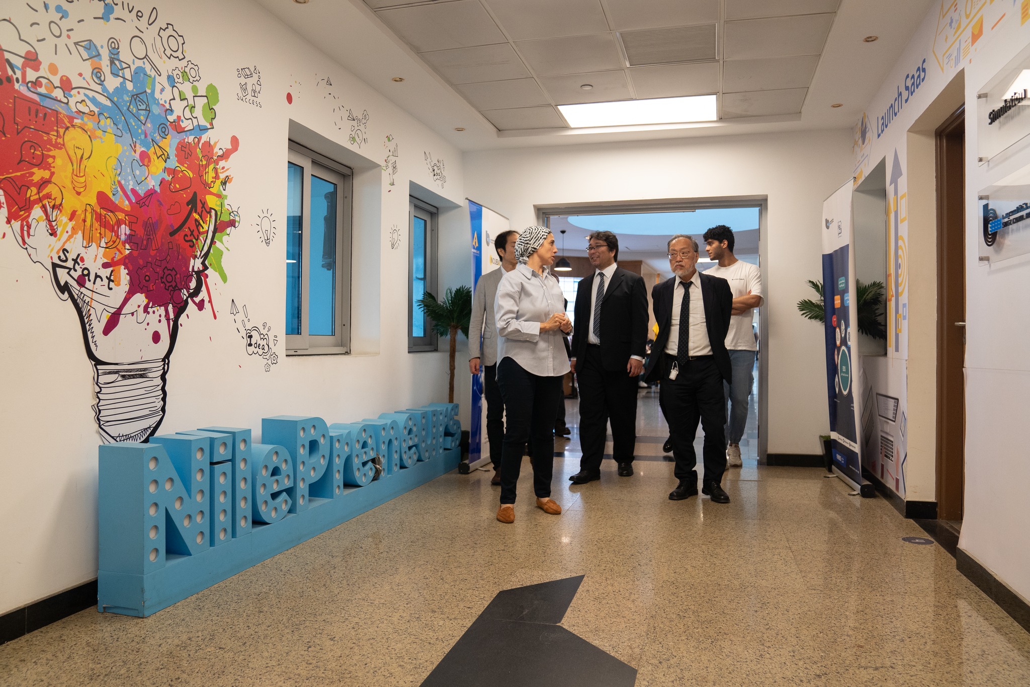 Visit from Egypt-Japan University for Science and Technology (E-JUST) to Nile University