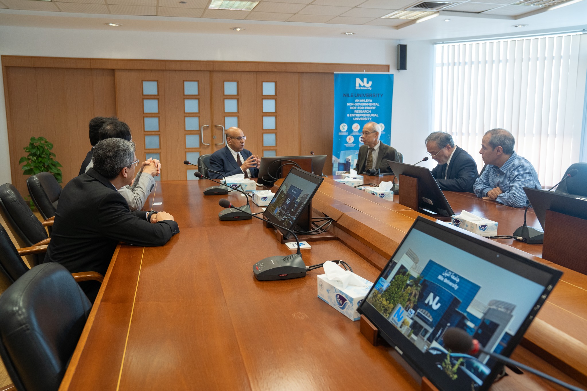 Visit from Egypt-Japan University for Science and Technology (E-JUST) to Nile University