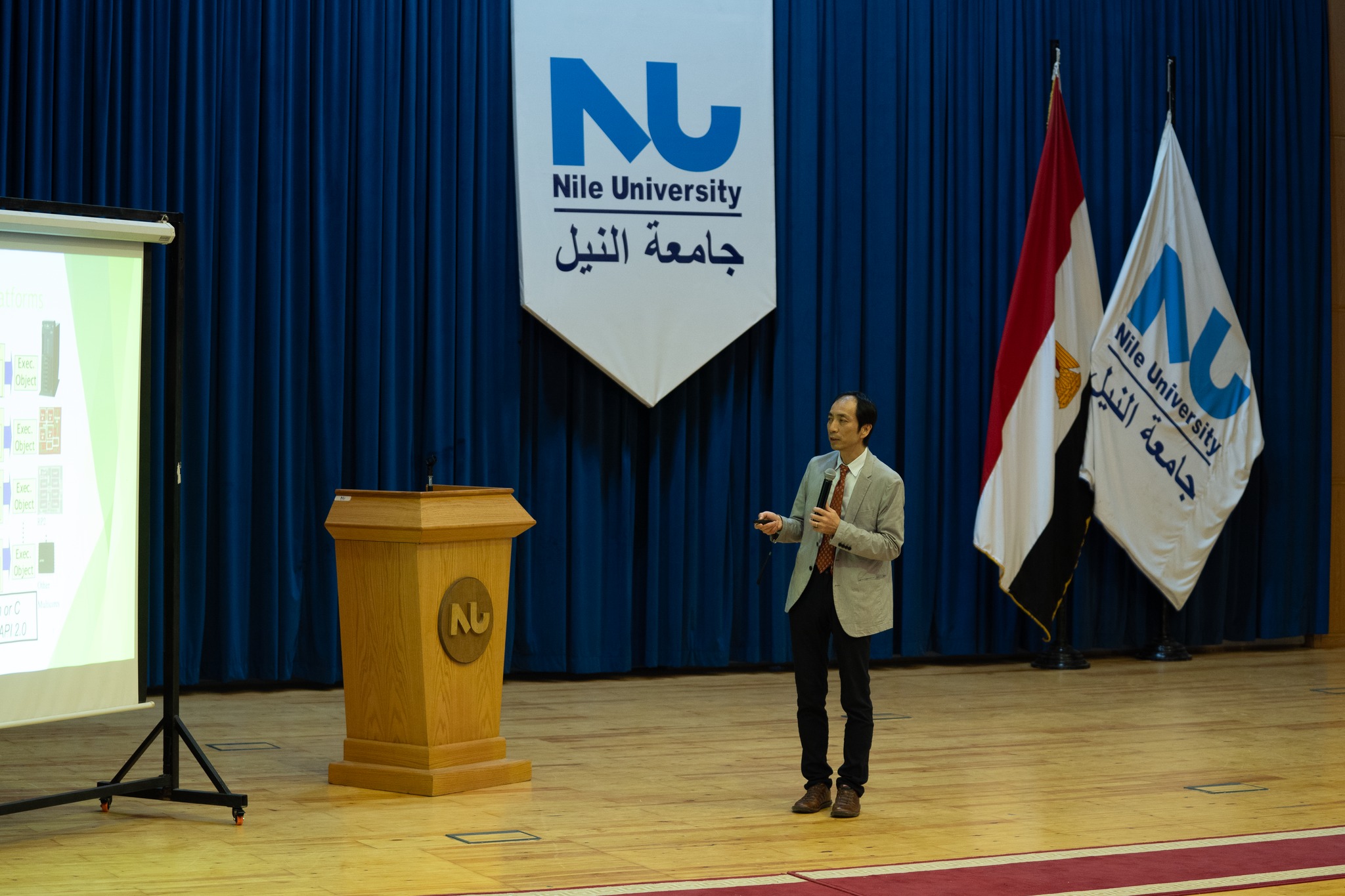 Visit from Egypt-Japan University for Science and Technology (E-JUST) to Nile University
