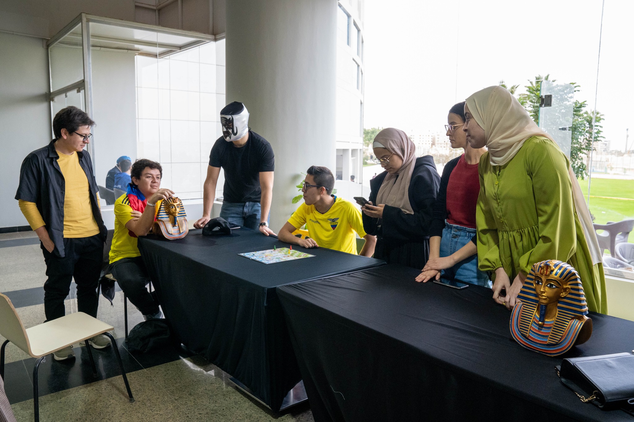 Journey Around the World" event at Nile University,