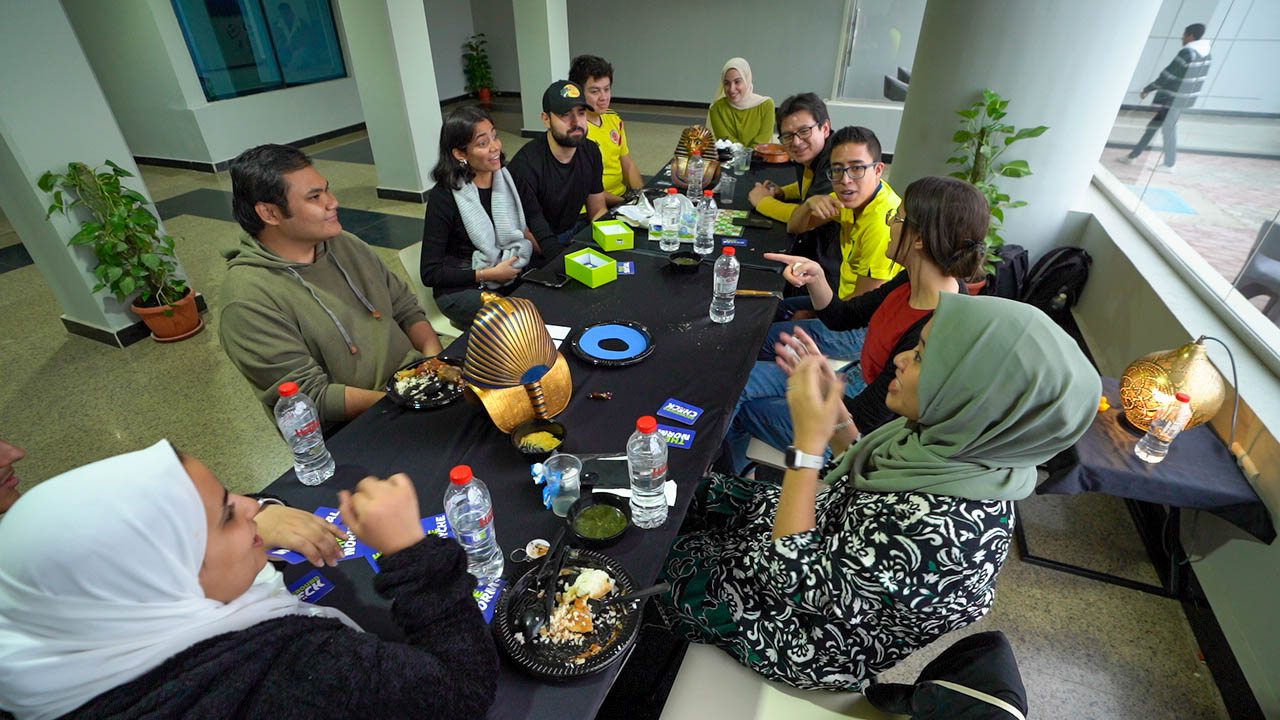 Journey Around the World" event at Nile University,