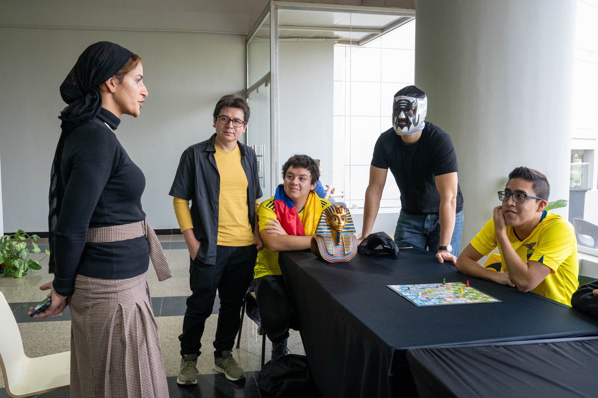 Journey Around the World" event at Nile University,