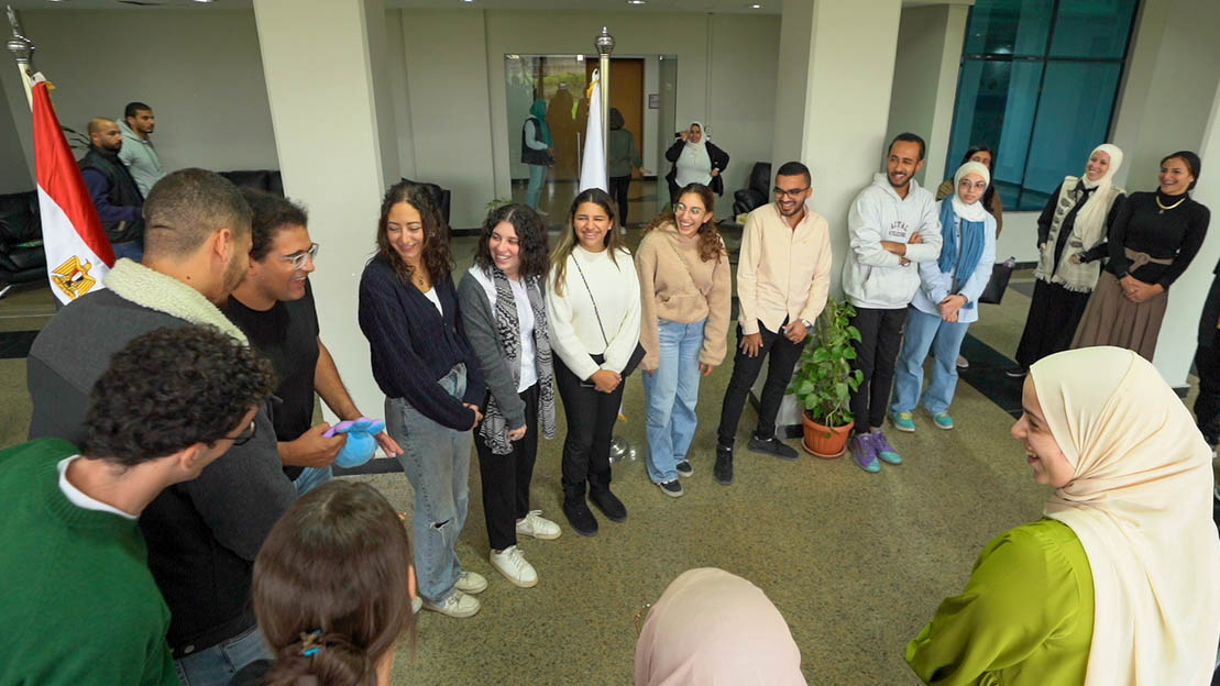 Journey Around the World" event at Nile University,