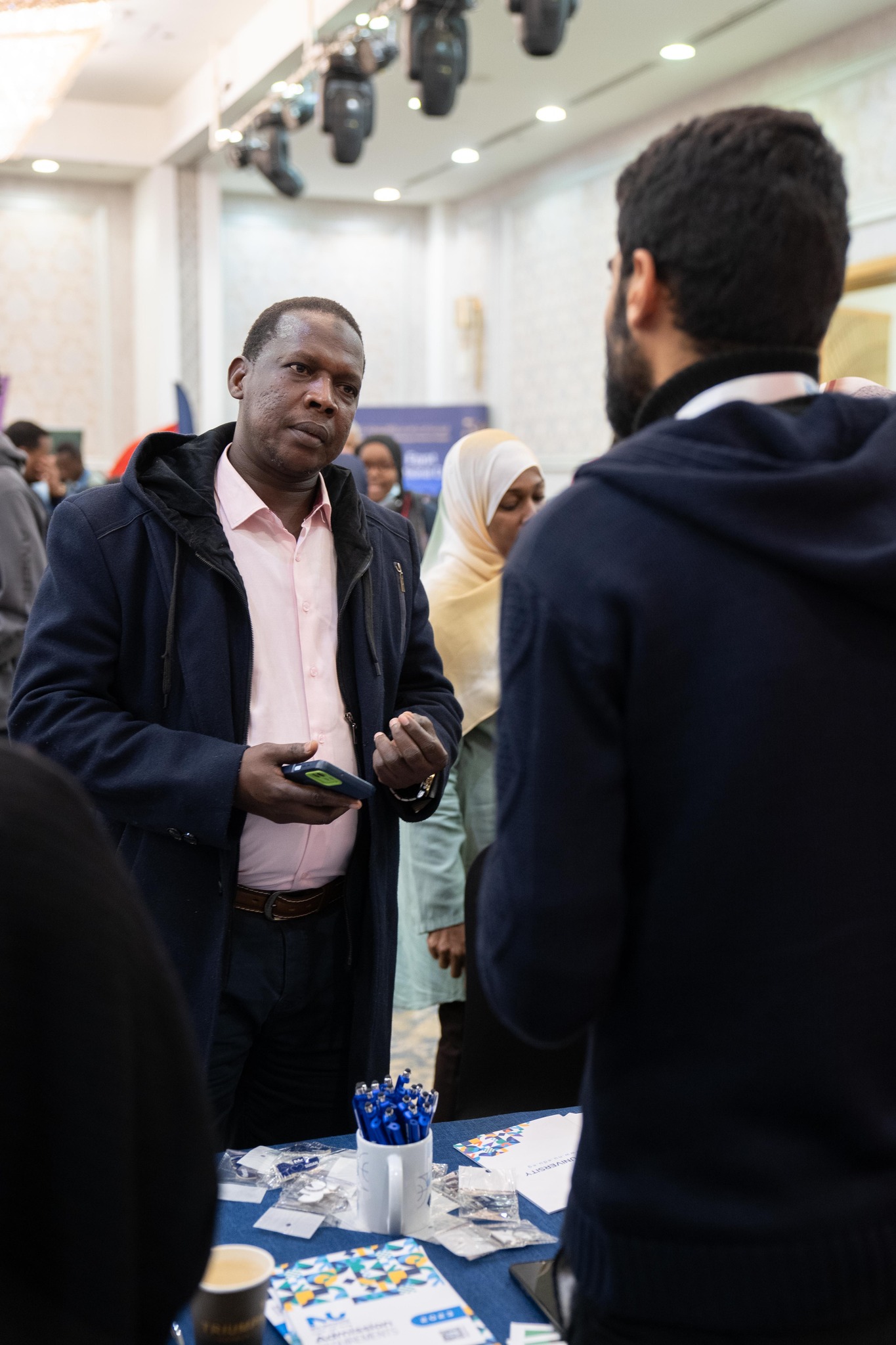 Sudanese students in Egypt at the Student Zone College and Career Fair today