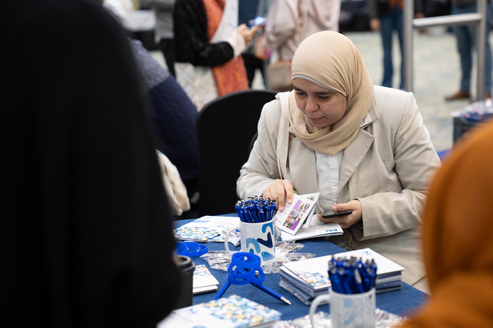 Sudanese students in Egypt at the Student Zone College and Career Fair today