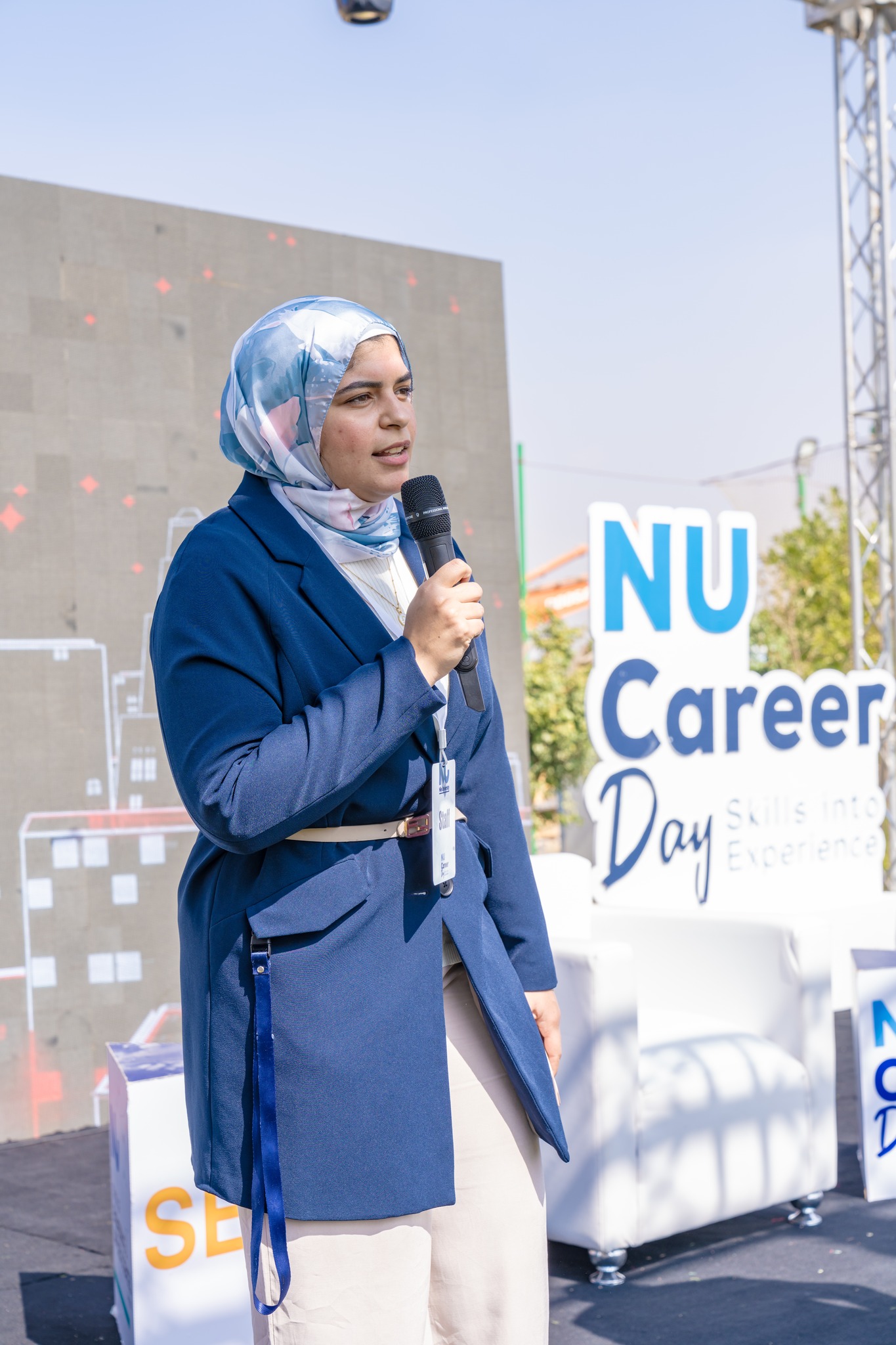 FESTO Professional Diploma graduates from Nile University at the NU Career Day