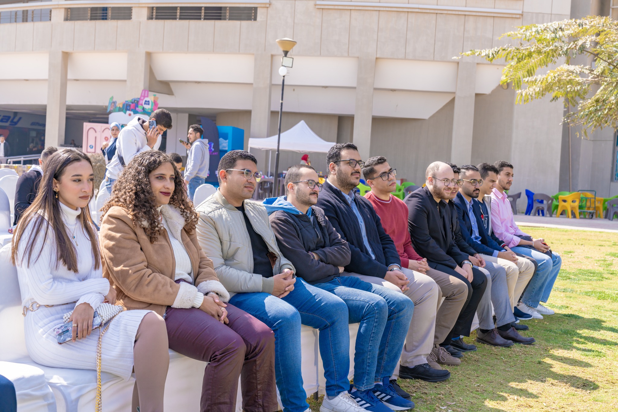 FESTO Professional Diploma graduates from Nile University at the NU Career Day
