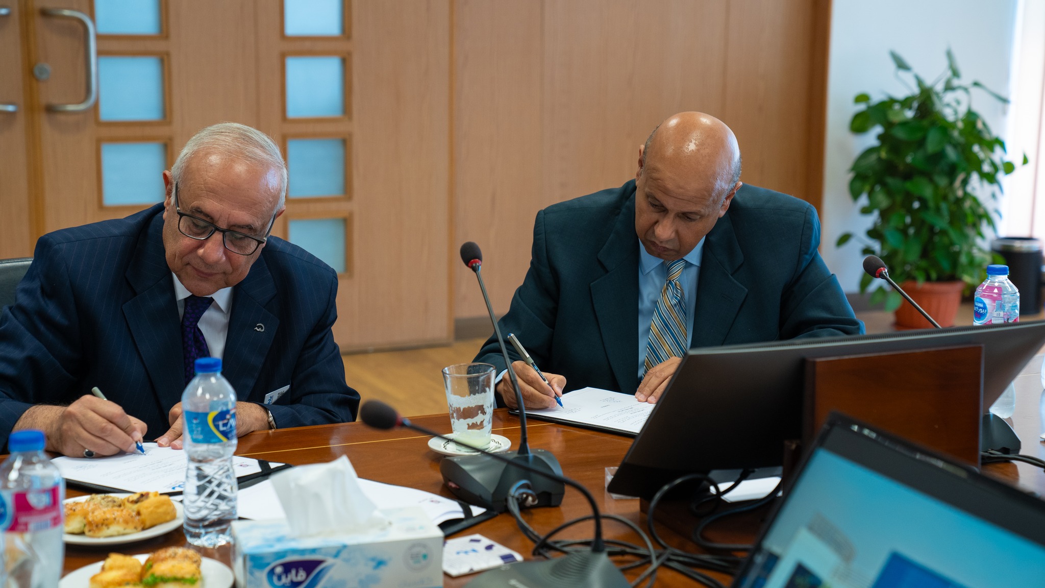Nile University is pleased to announce the signing of a cooperation protocol between the Commercial Syndicate and Nile University