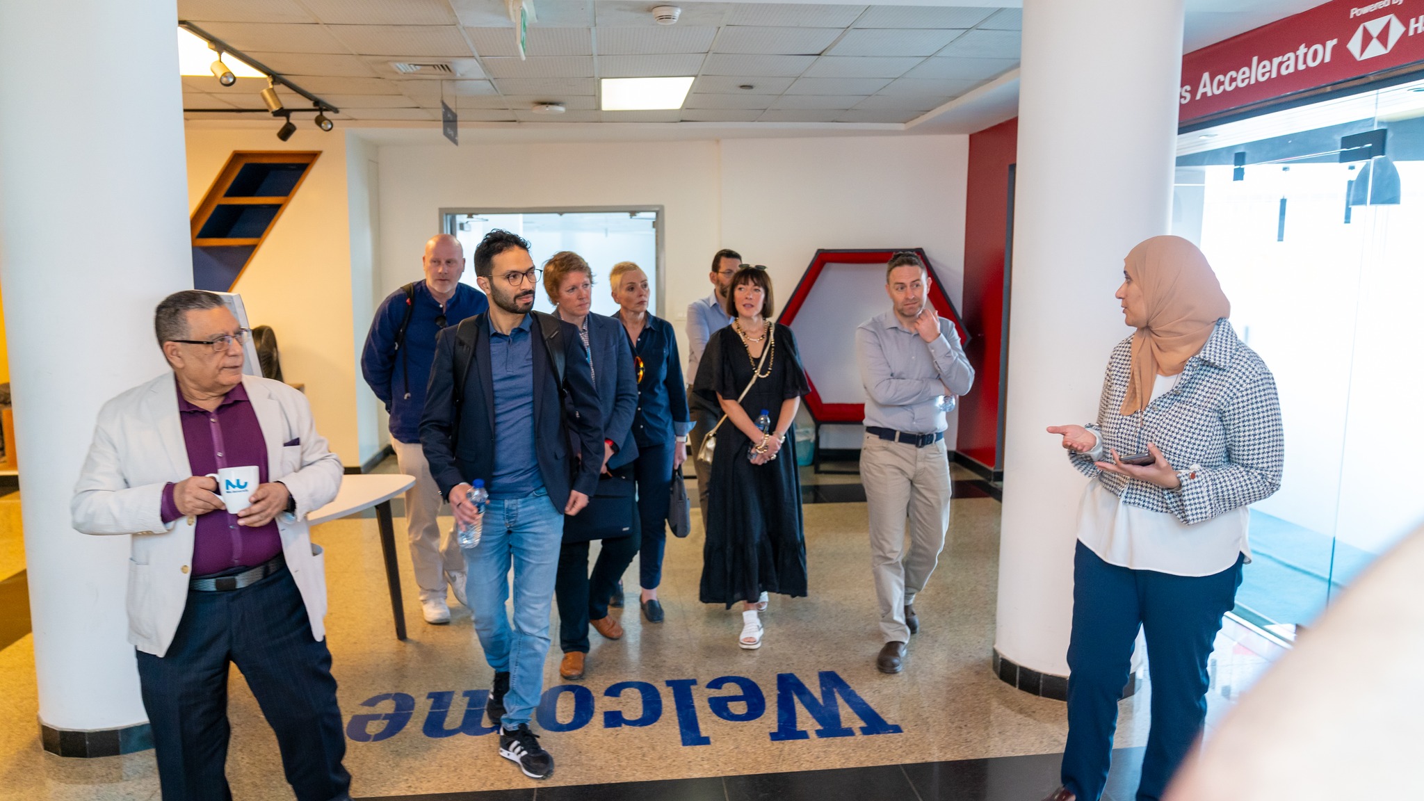 Nile University Hosts Esteemed Guests from Queen's University Belfast for Enlightening Sessions