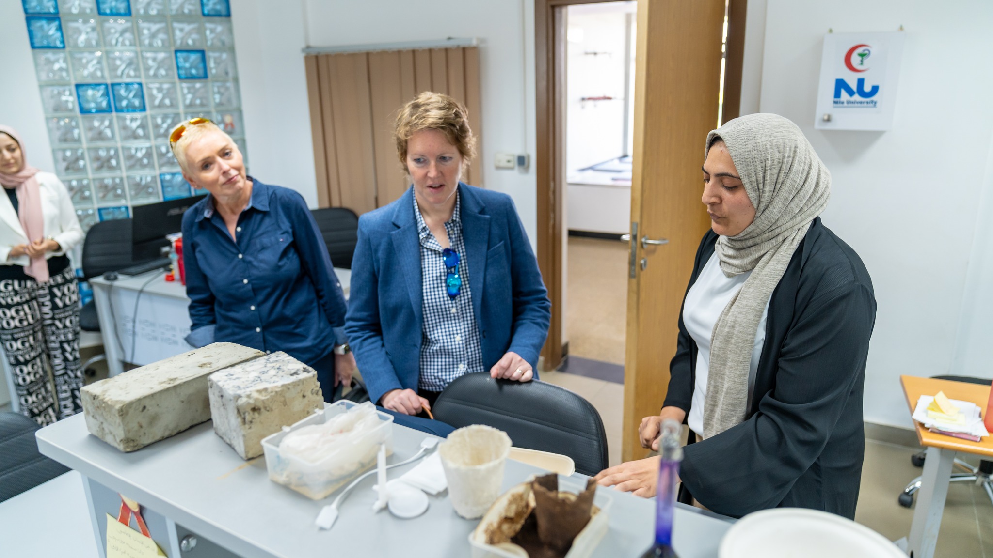Nile University Hosts Esteemed Guests from Queen's University Belfast for Enlightening Sessions