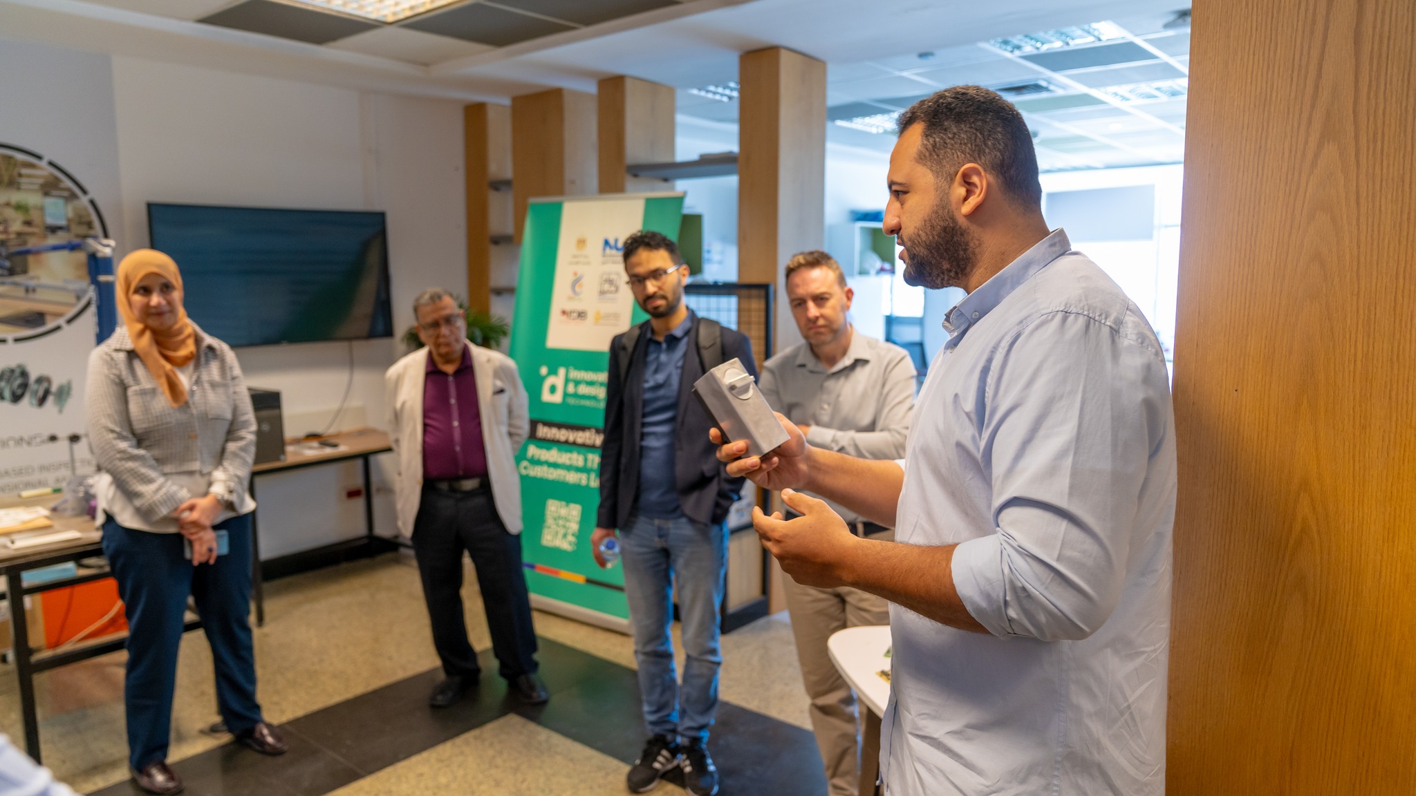 Nile University Hosts Esteemed Guests from Queen's University Belfast for Enlightening Sessions