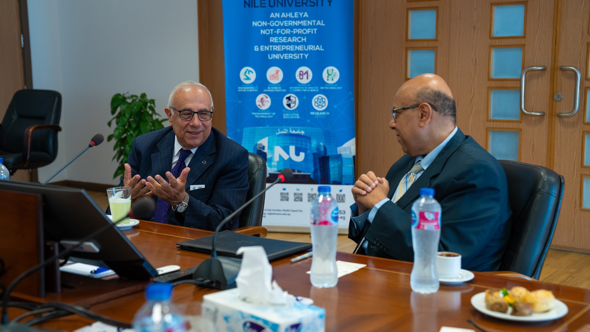 Nile University is pleased to announce the signing of a cooperation protocol between the Commercial Syndicate and Nile University