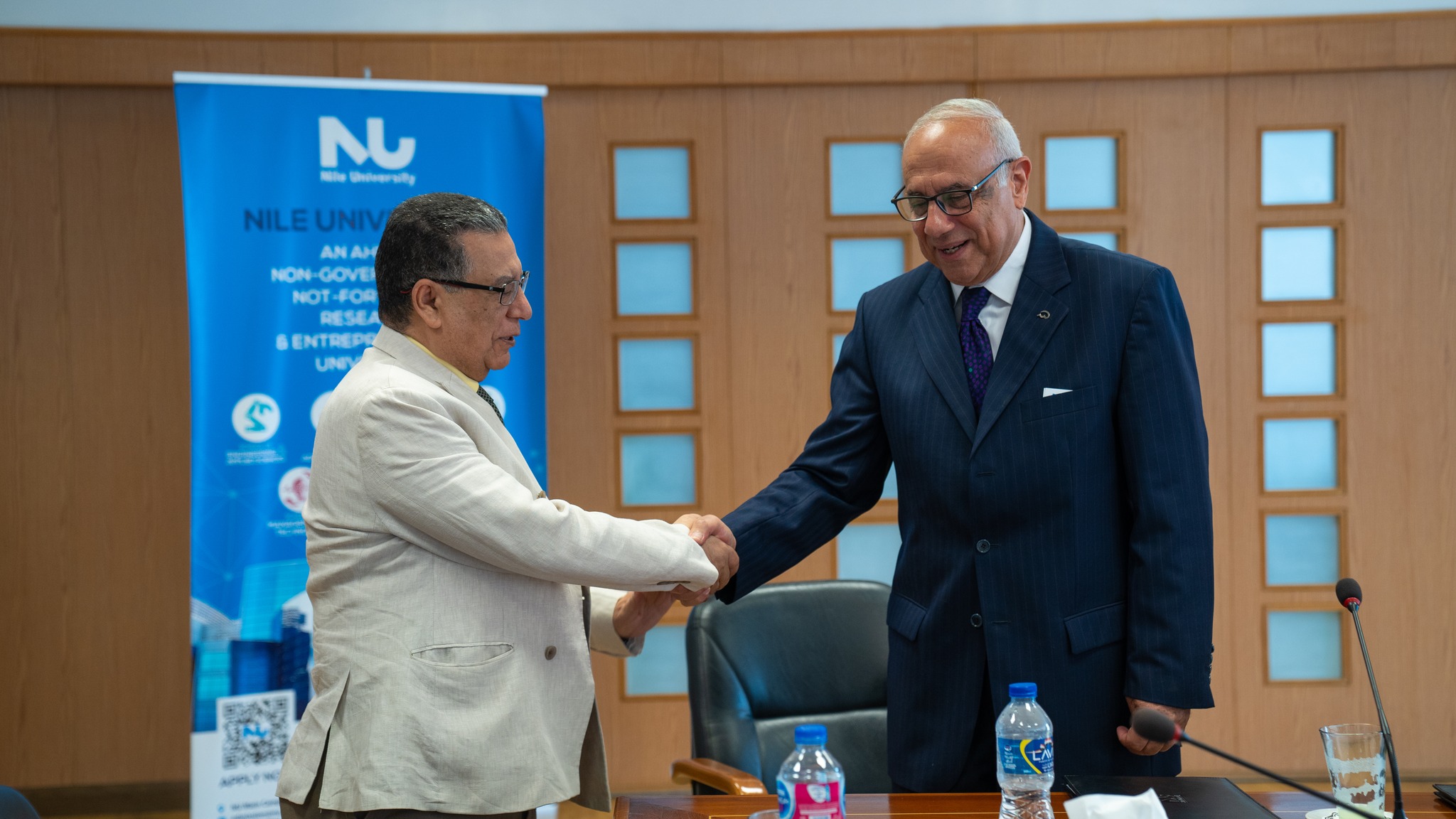Nile University is pleased to announce the signing of a cooperation protocol between the Commercial Syndicate and Nile University