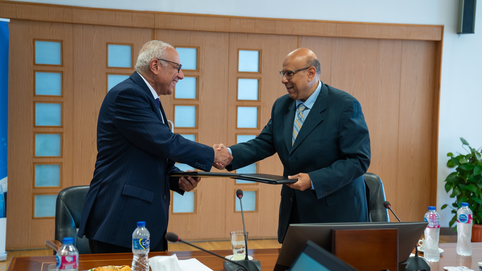 Nile University is pleased to announce the signing of a cooperation protocol between the Commercial Syndicate and Nile University