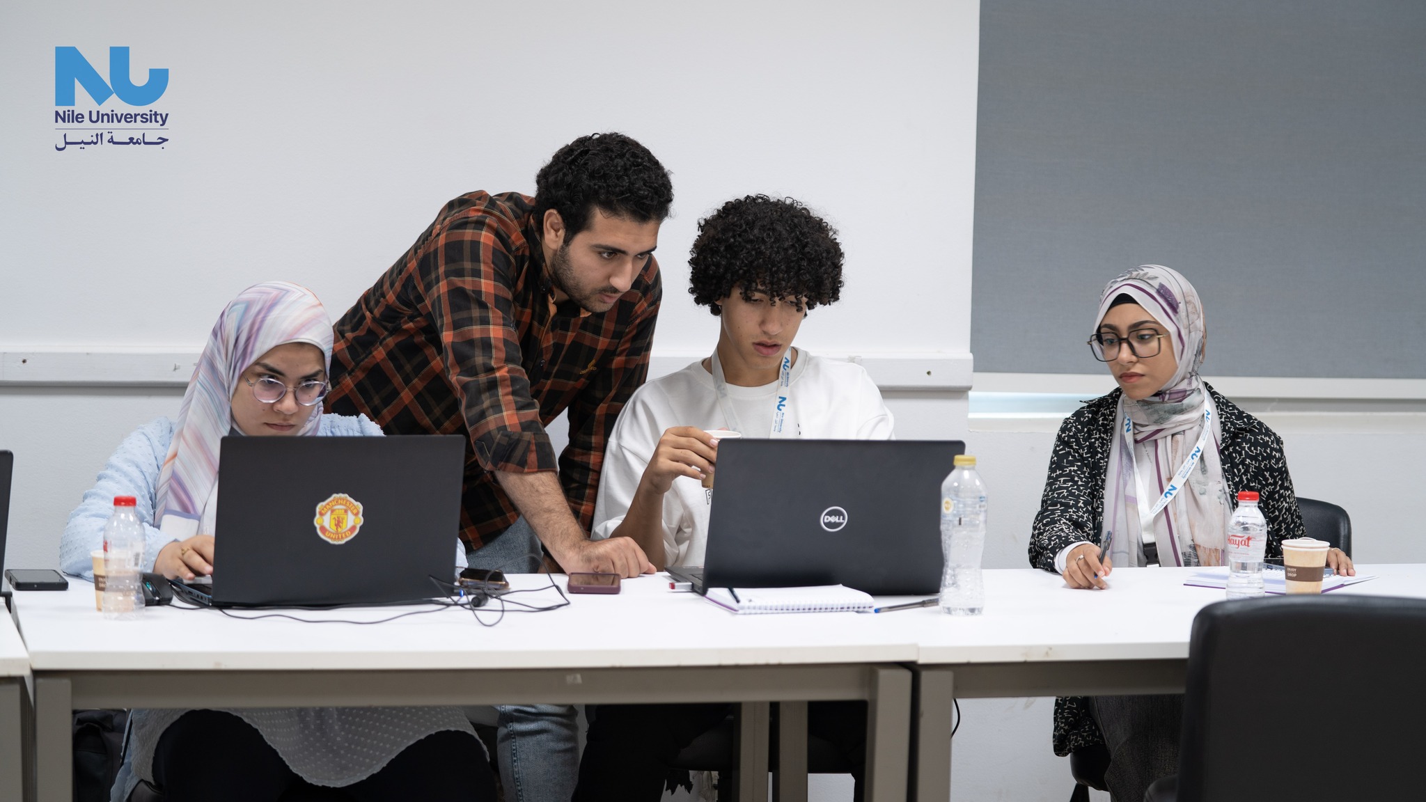 The winners of the Hackathon Quantum AI at Nile University