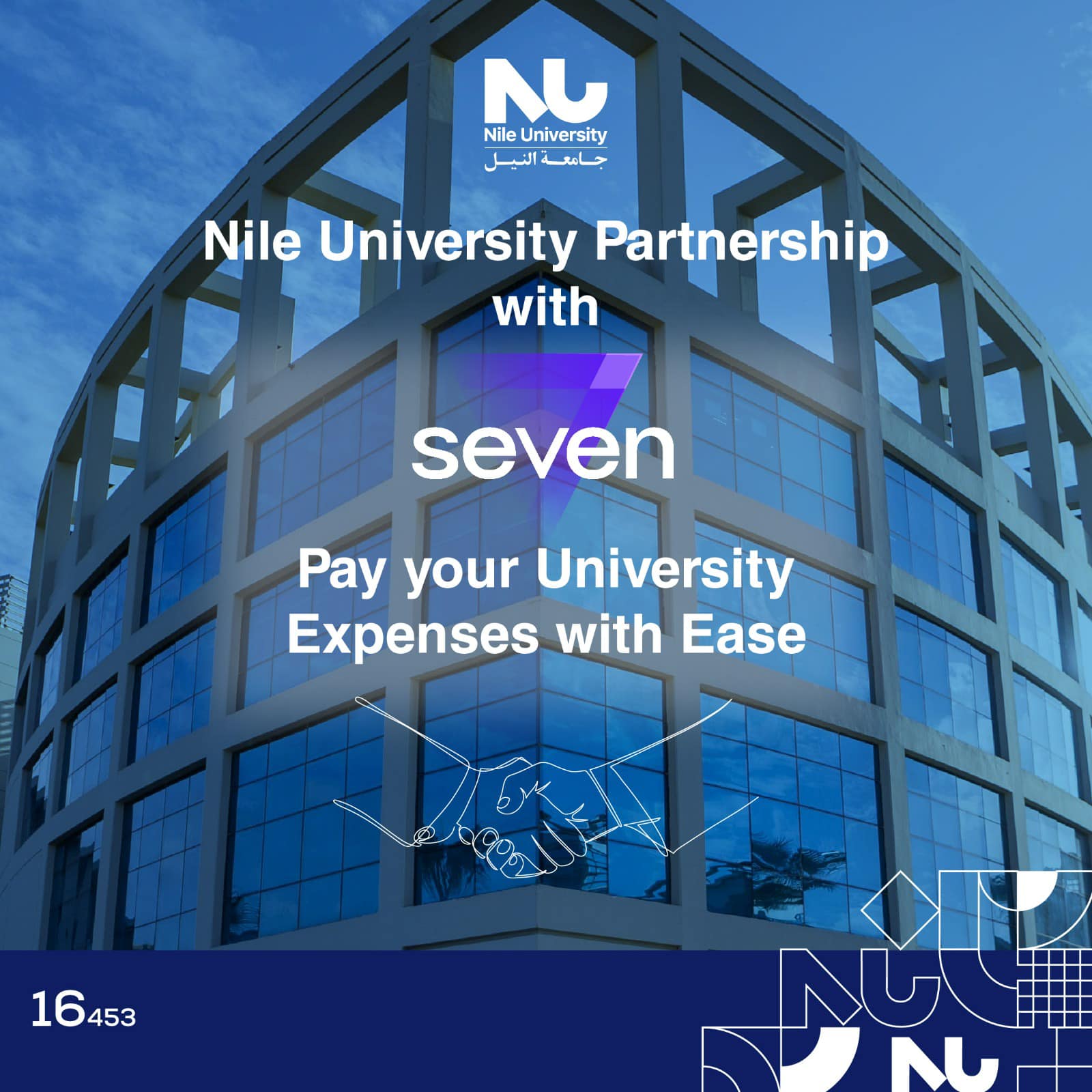 Nile University has partnered with Seven to make paying your university expenses easier than ever