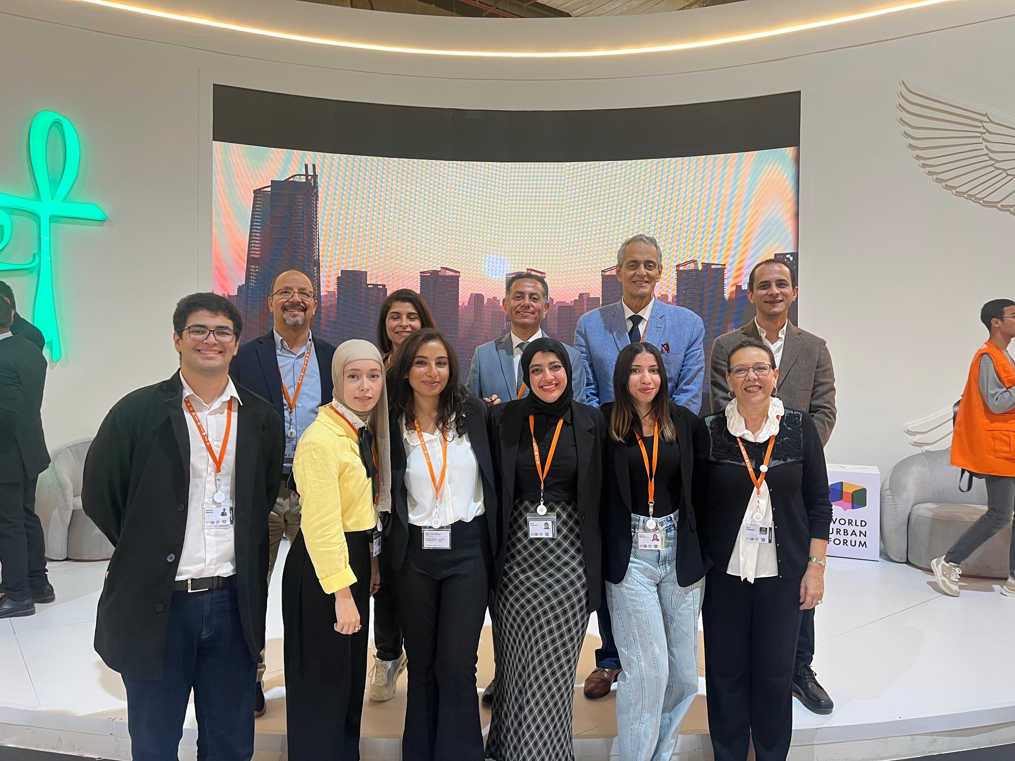 Nile University Architecture and Urban Design raises the banner of innovation at the World Urban Forum. “Sand Awakening” wins Third place in عقول Sustainable Engineering Solutions Competition.