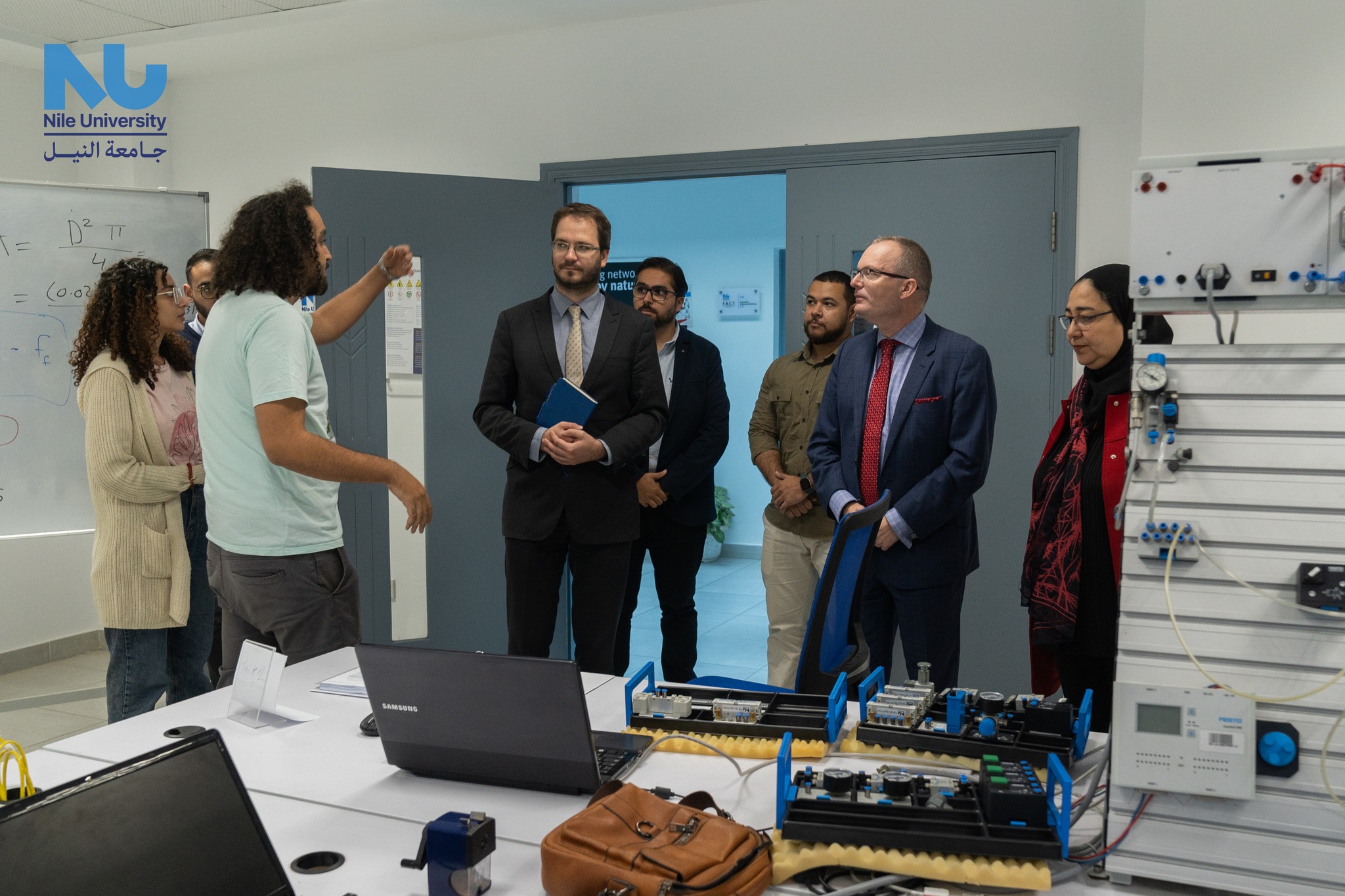 Nile University proudly welcomed H.E. Mr. Ivan Jukl, Ambassador of the Czech Republic, and Mr. Ondrej Soucha, Head of the Economic and Commercial Section