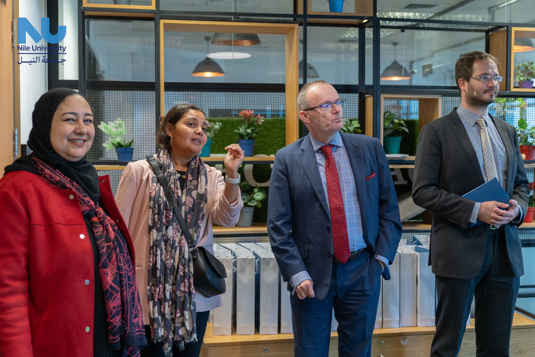 Nile University proudly welcomed H.E. Mr. Ivan Jukl, Ambassador of the Czech Republic, and Mr. Ondrej Soucha, Head of the Economic and Commercial Section