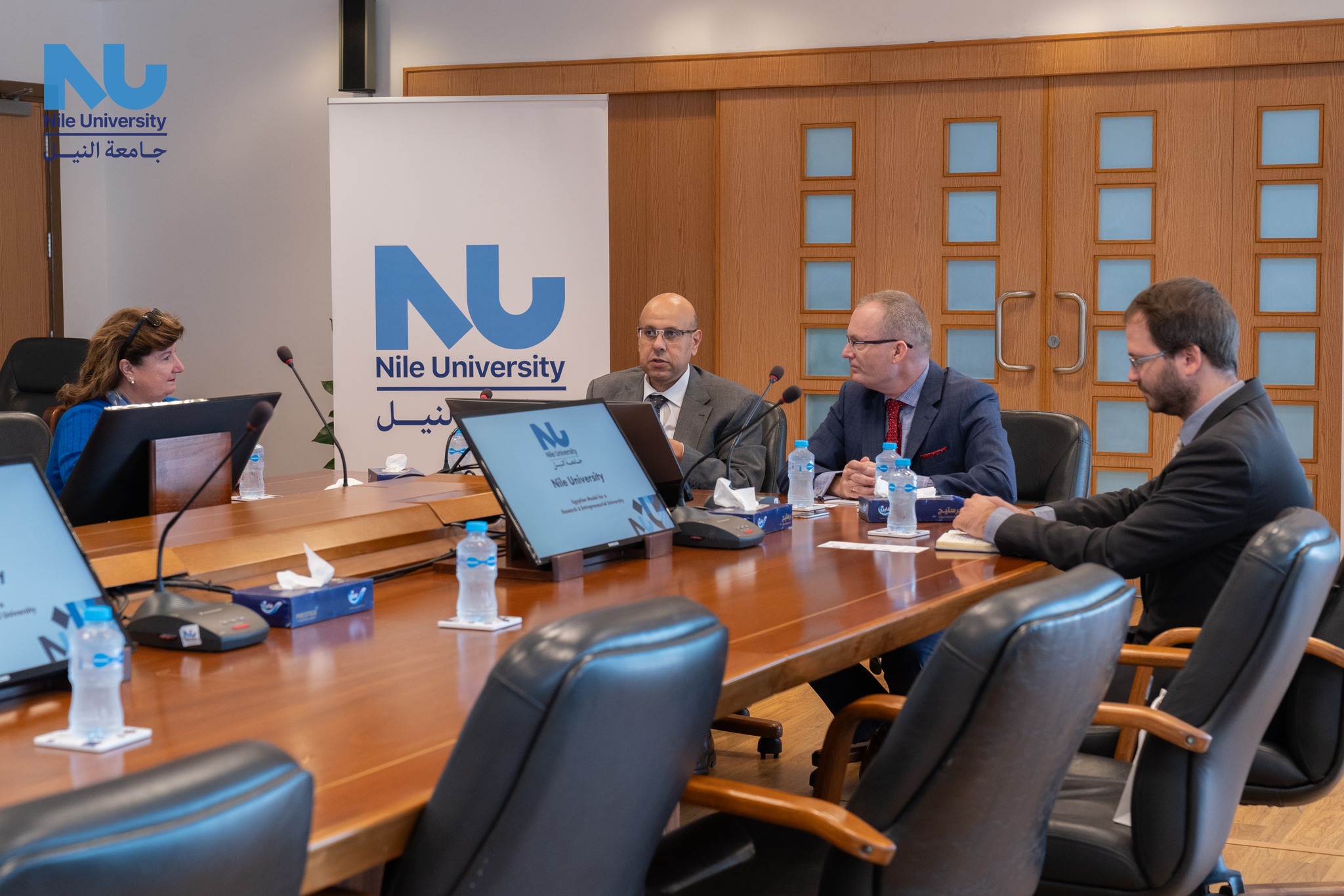 Nile University proudly welcomed H.E. Mr. Ivan Jukl, Ambassador of the Czech Republic, and Mr. Ondrej Soucha, Head of the Economic and Commercial Section