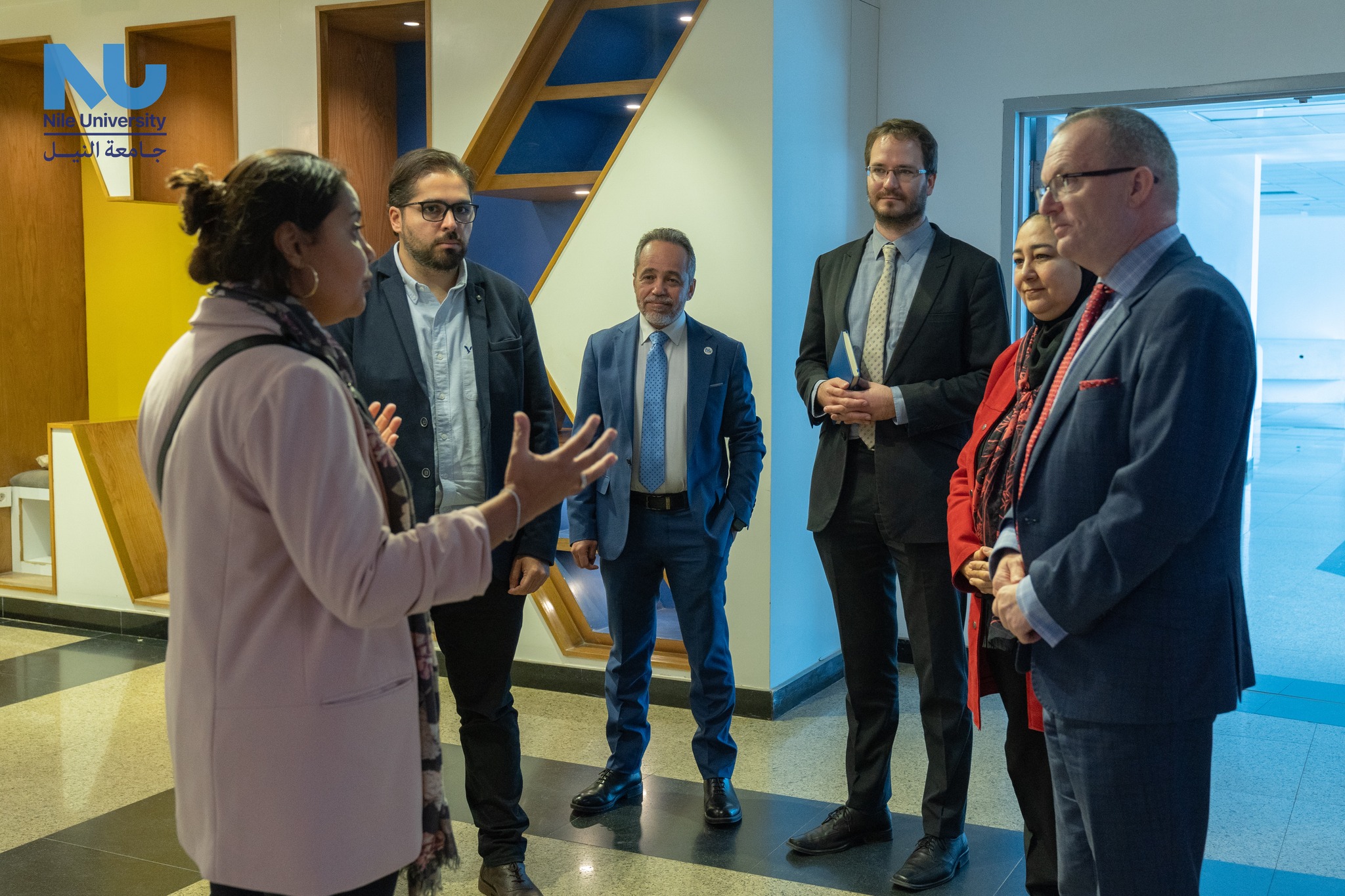 Nile University proudly welcomed H.E. Mr. Ivan Jukl, Ambassador of the Czech Republic, and Mr. Ondrej Soucha, Head of the Economic and Commercial Section