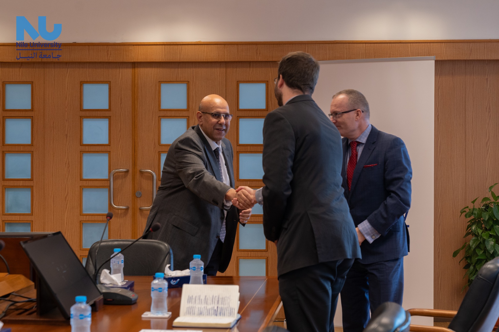 Nile University proudly welcomed H.E. Mr. Ivan Jukl, Ambassador of the Czech Republic, and Mr. Ondrej Soucha, Head of the Economic and Commercial Section