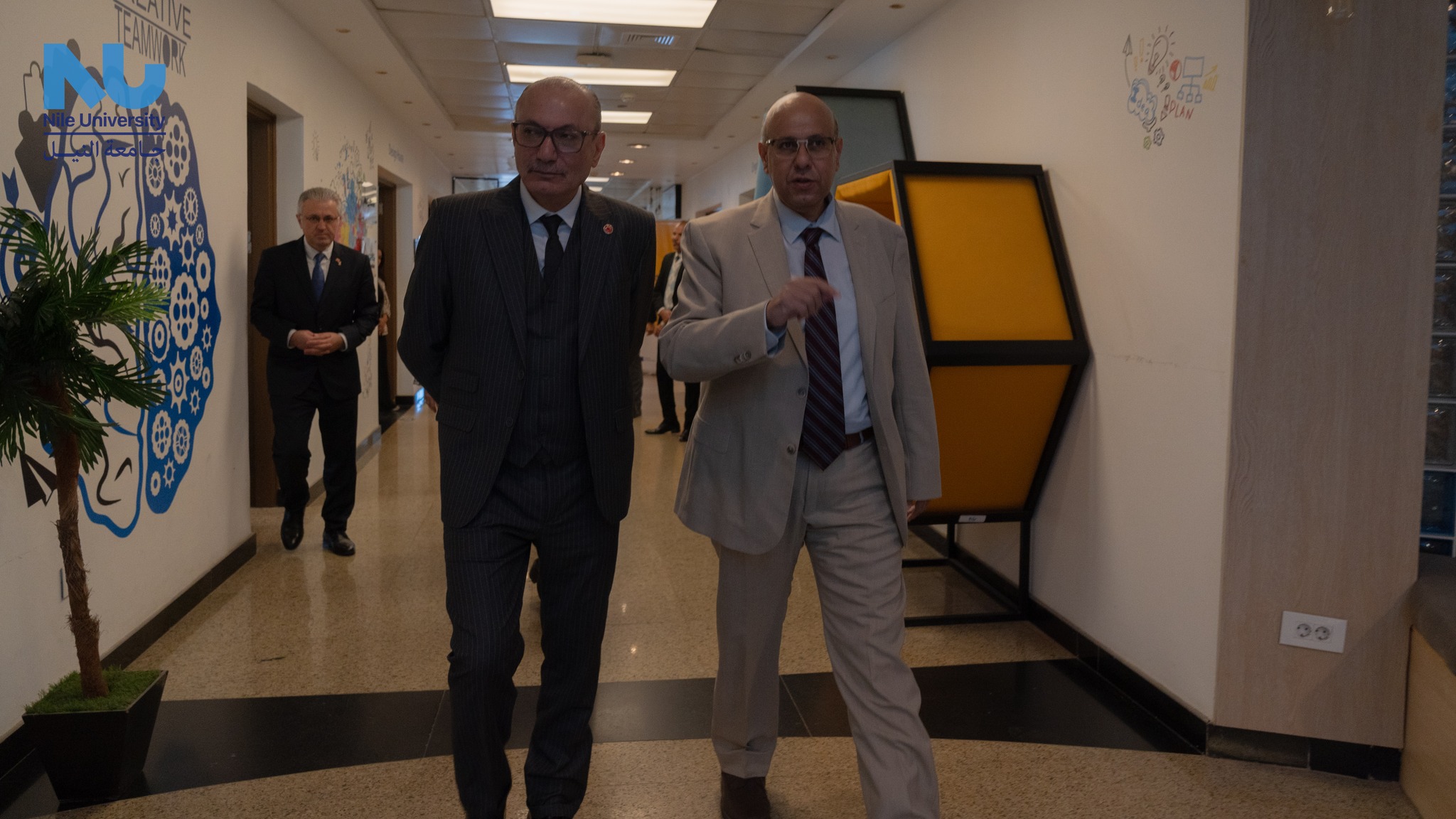 Nile University was honored to host H.E. Ambassador Salih Mutlu ŞEN, the Turkish Ambassador
