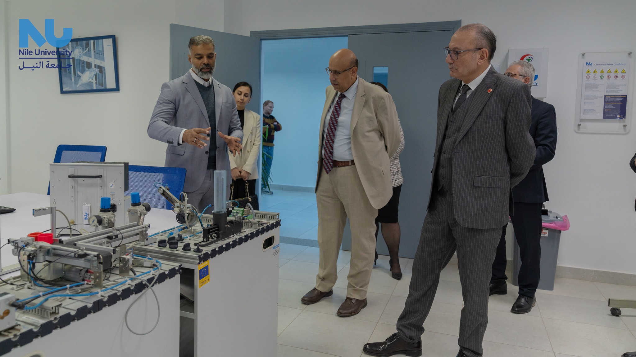 Nile University was honored to host H.E. Ambassador Salih Mutlu ŞEN, the Turkish Ambassador
