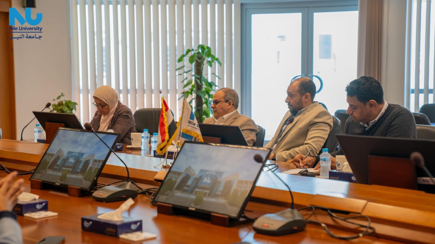 Prof. Wael Akl, President of Nile University, welcomed a delegation from Microsoft Egypt