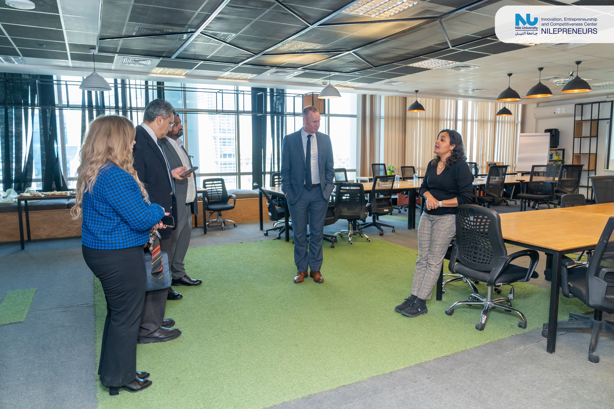 Nile University received a visit from Windsor University
