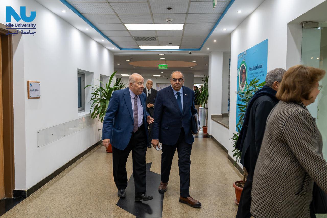 Nile University proudly hosted a significant meeting between the NU Board of Trustees and the University Council