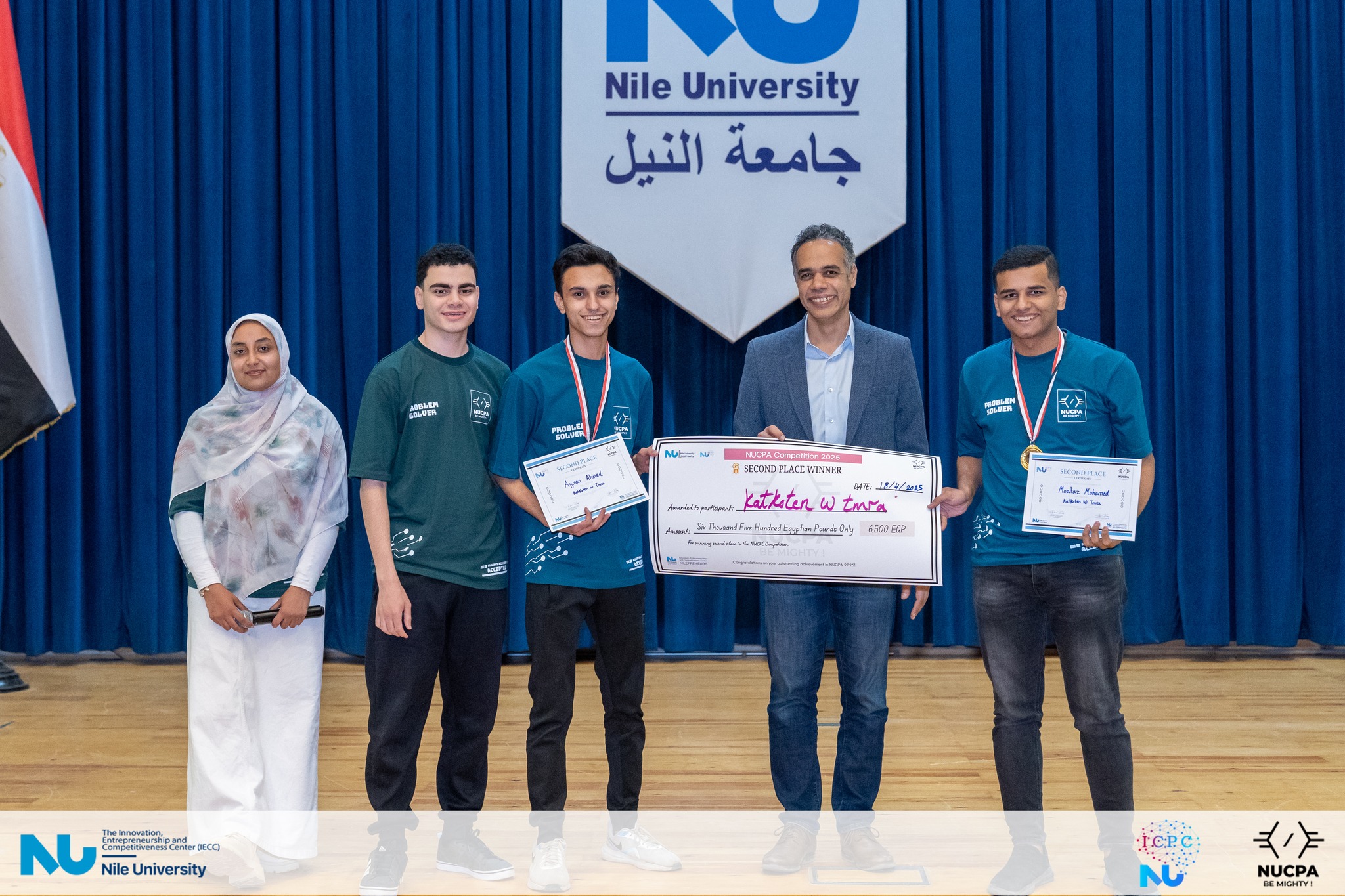 Nile University hosted the onsite round of NUCPA 2025, organized by the ICPC NU Community