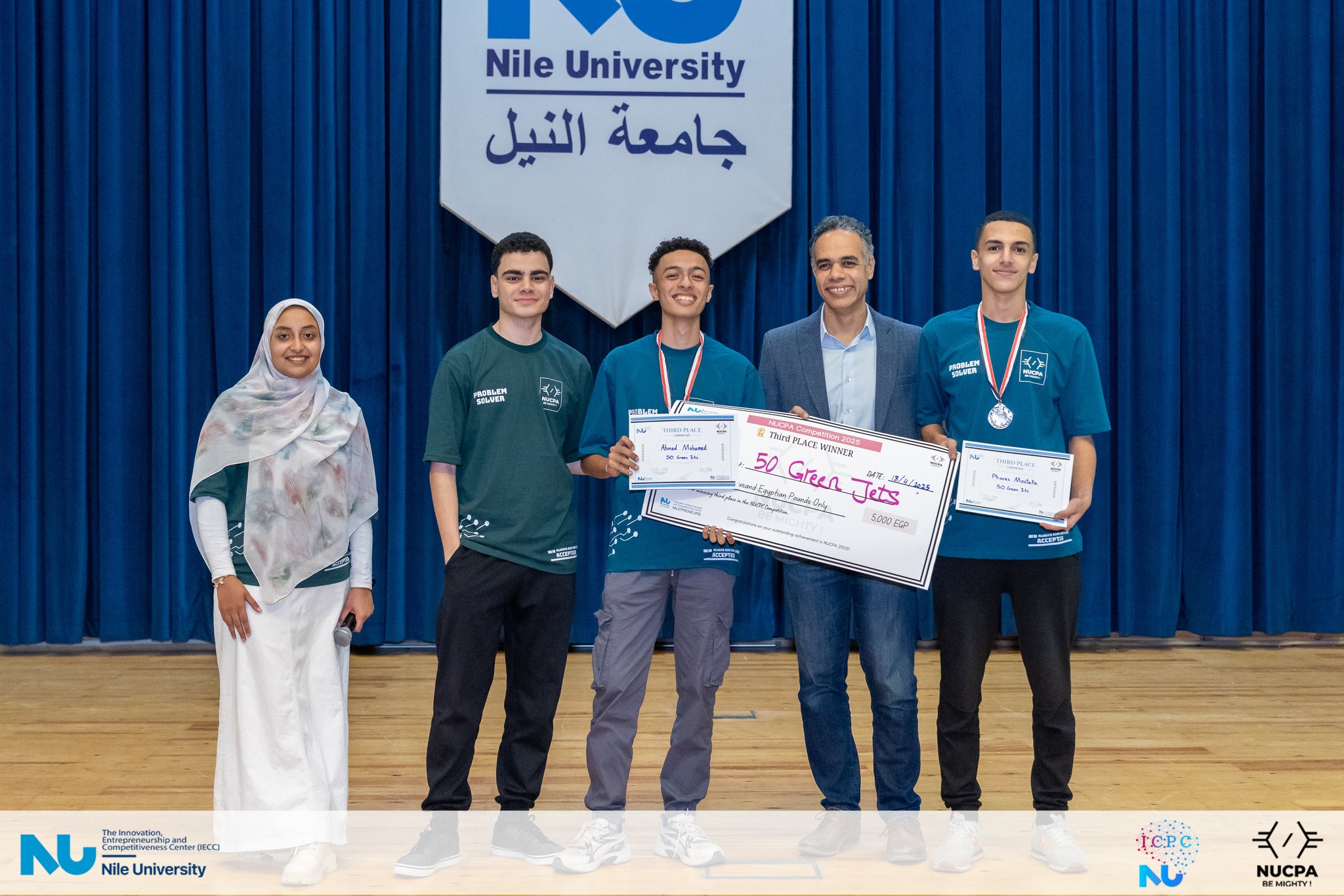 Nile University hosted the onsite round of NUCPA 2025, organized by the ICPC NU Community