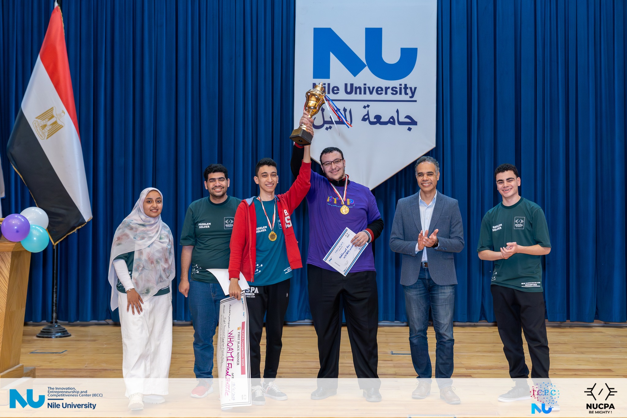 Nile University hosted the onsite round of NUCPA 2025, organized by the ICPC NU Community