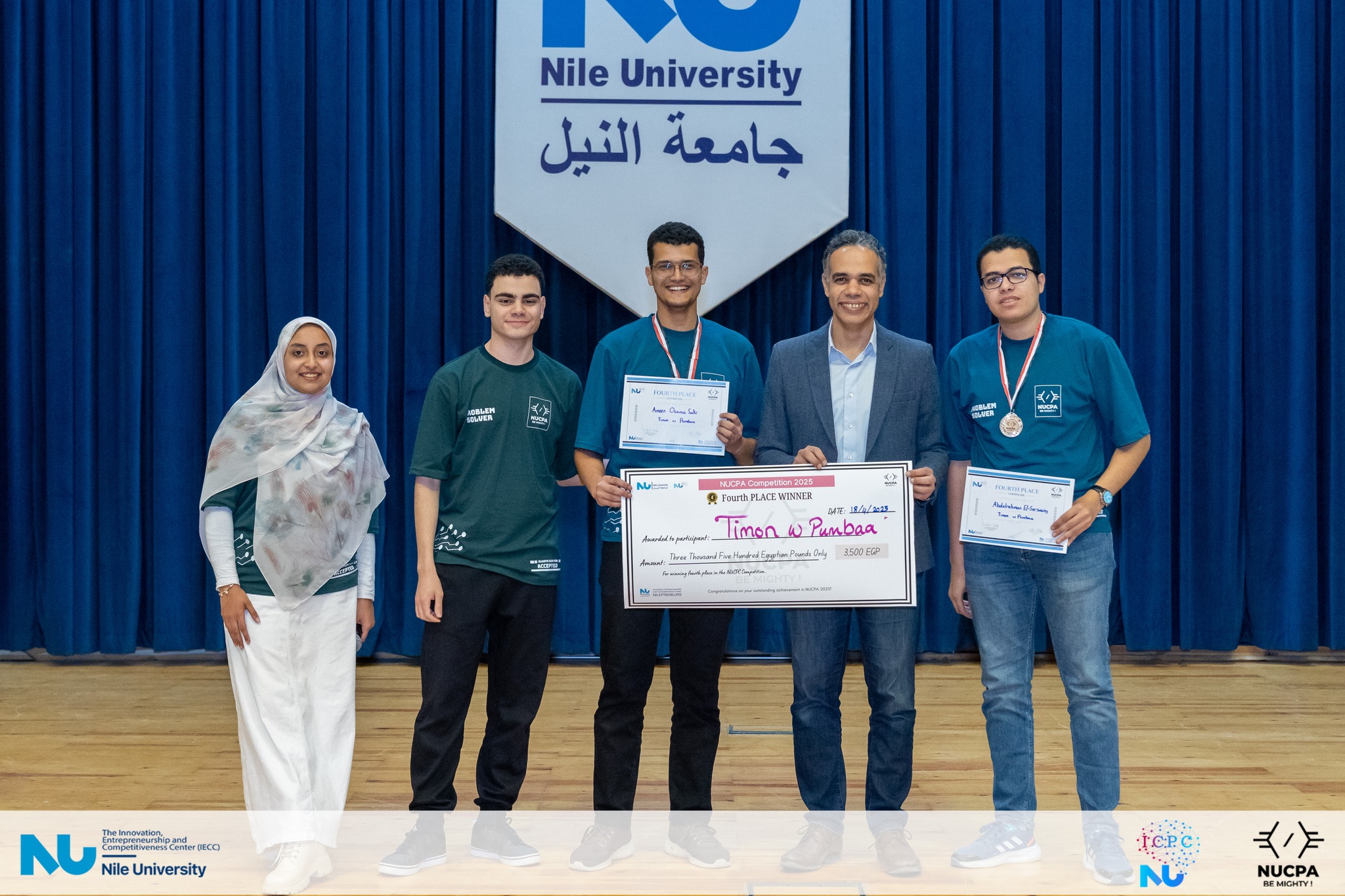 Nile University hosted the onsite round of NUCPA 2025, organized by the ICPC NU Community