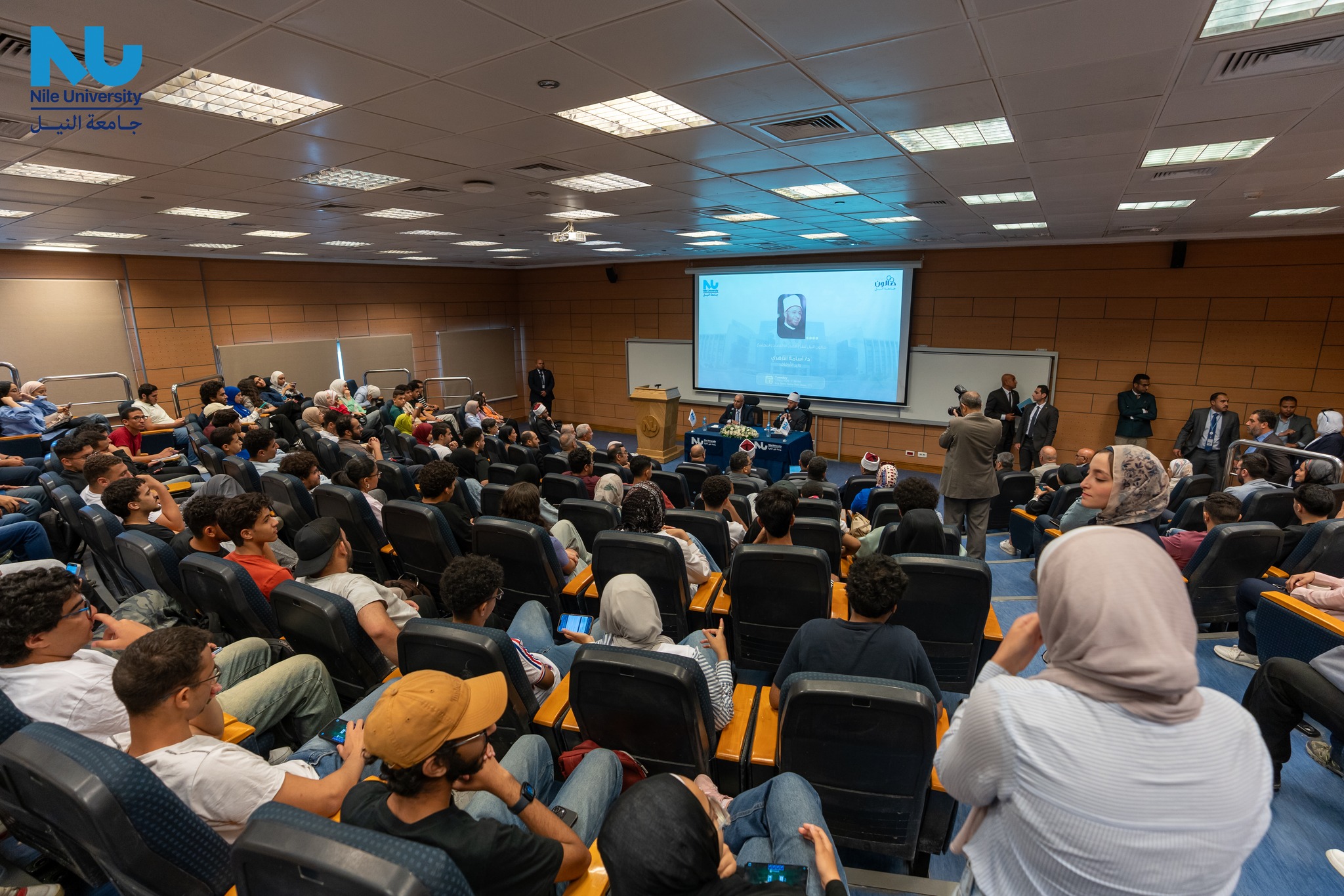 Minister of Endowments Engages with Students at Nile University Salon: “Youth and Building the Future”