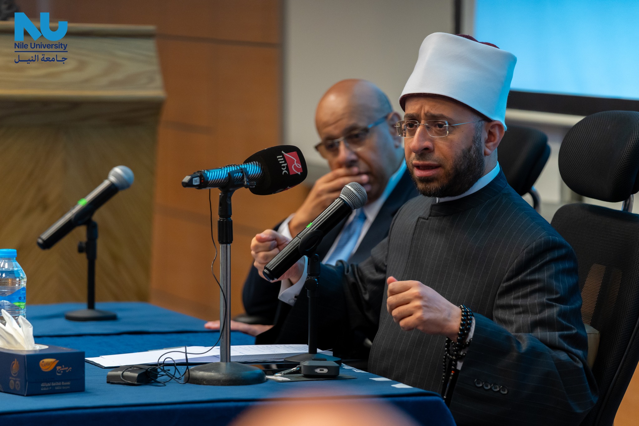 Minister of Endowments Engages with Students at Nile University Salon: “Youth and Building the Future”