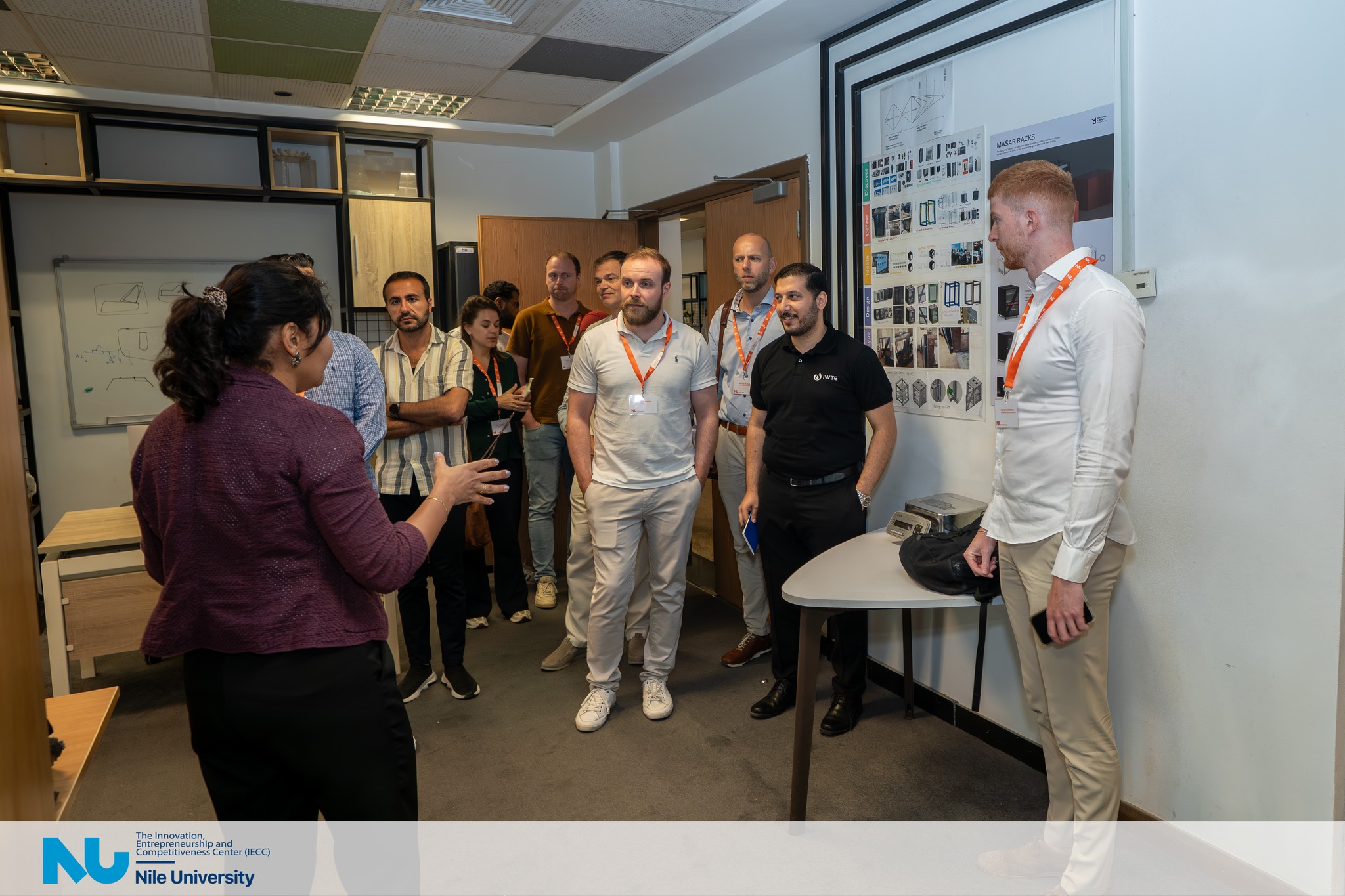 We hosted a visit from the Dutch Embassy delegation at Nile University, as part of their exploration of research, innovation, and entrepreneurship ecosystems in Egypt