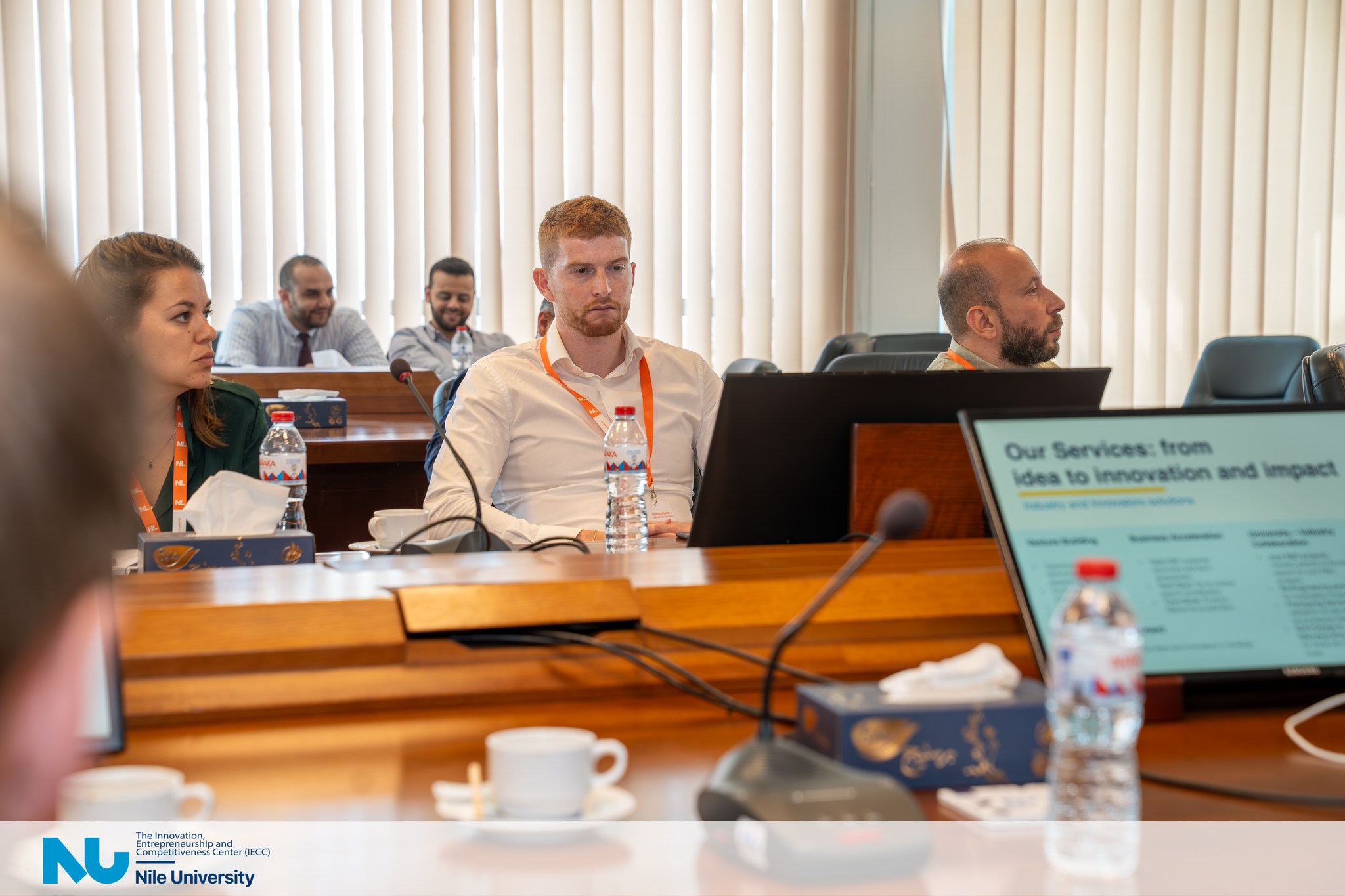 We hosted a visit from the Dutch Embassy delegation at Nile University, as part of their exploration of research, innovation, and entrepreneurship ecosystems in Egypt