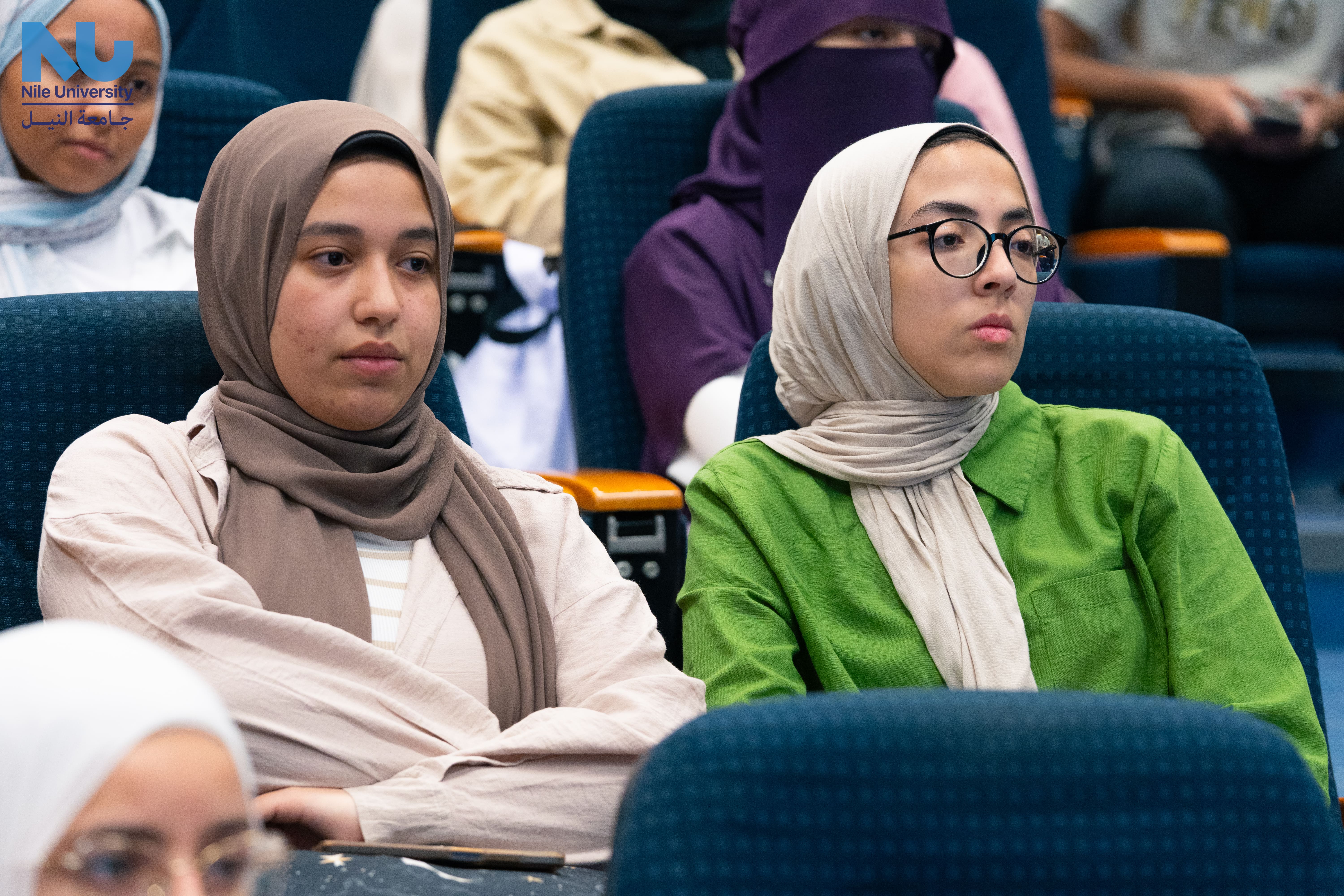 Nile University proudly hosted renowned educational content creator Ibrahim Adel 