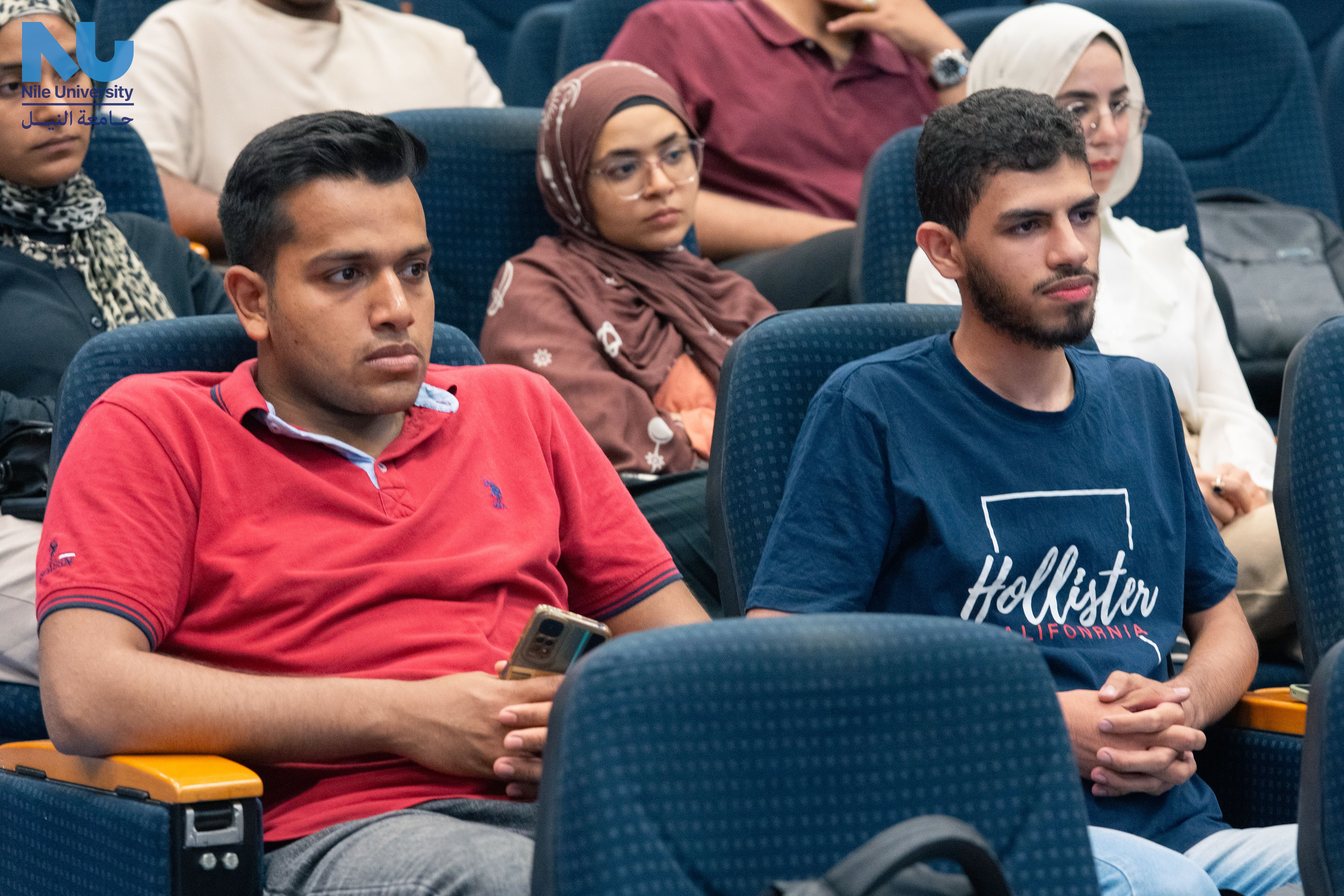 Nile University proudly hosted renowned educational content creator Ibrahim Adel 