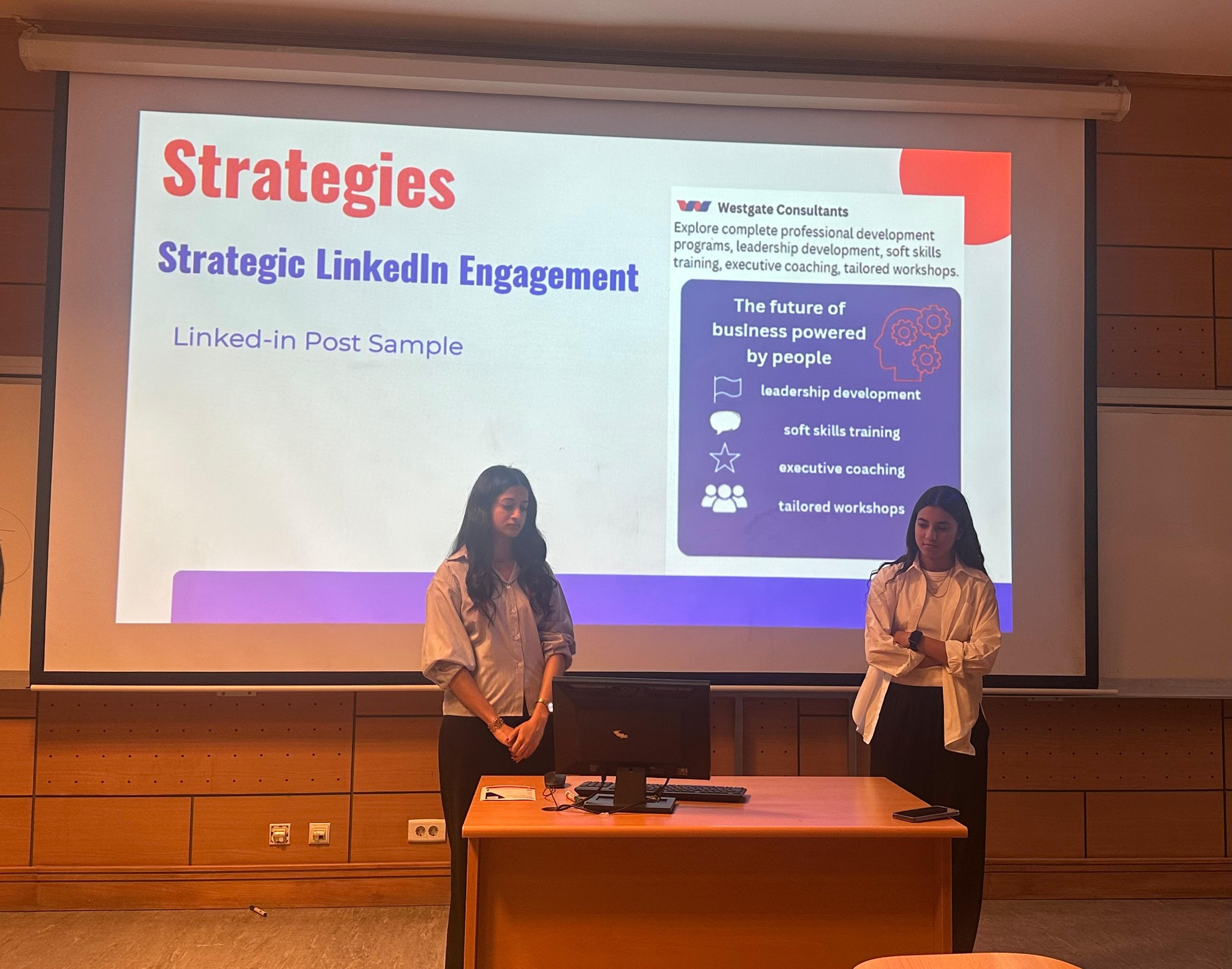 In collaboration with WestGate Consultants, our students recently presented tailored Public Relations strategies as part of their final case study evaluation
